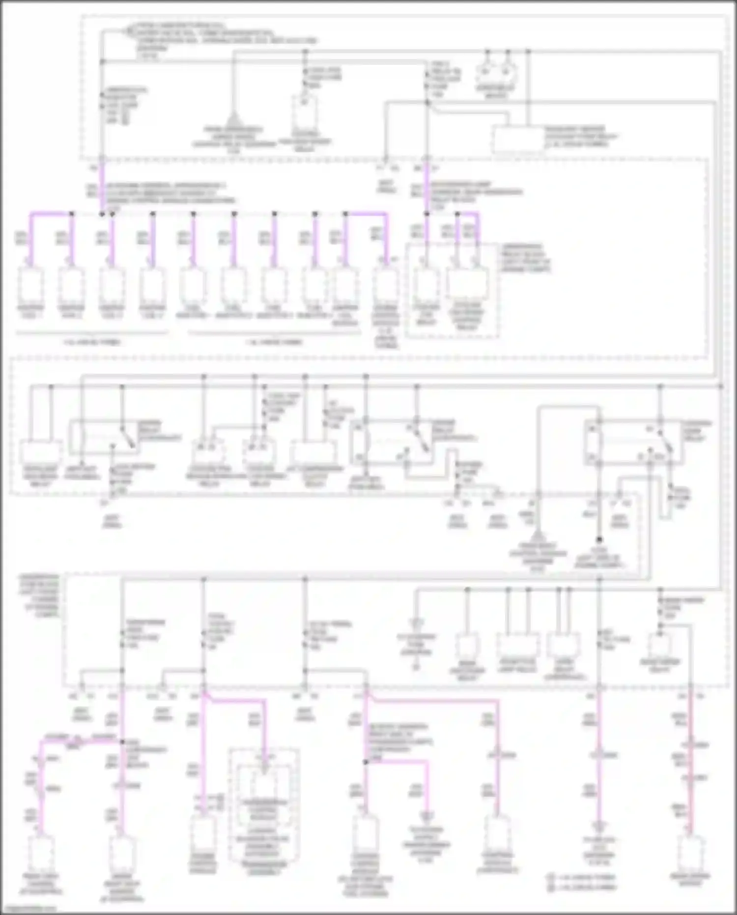 Wiring diagram fuel injector 3 for Chevrolet Trax I facelift (2016-2022) (1 of 1)