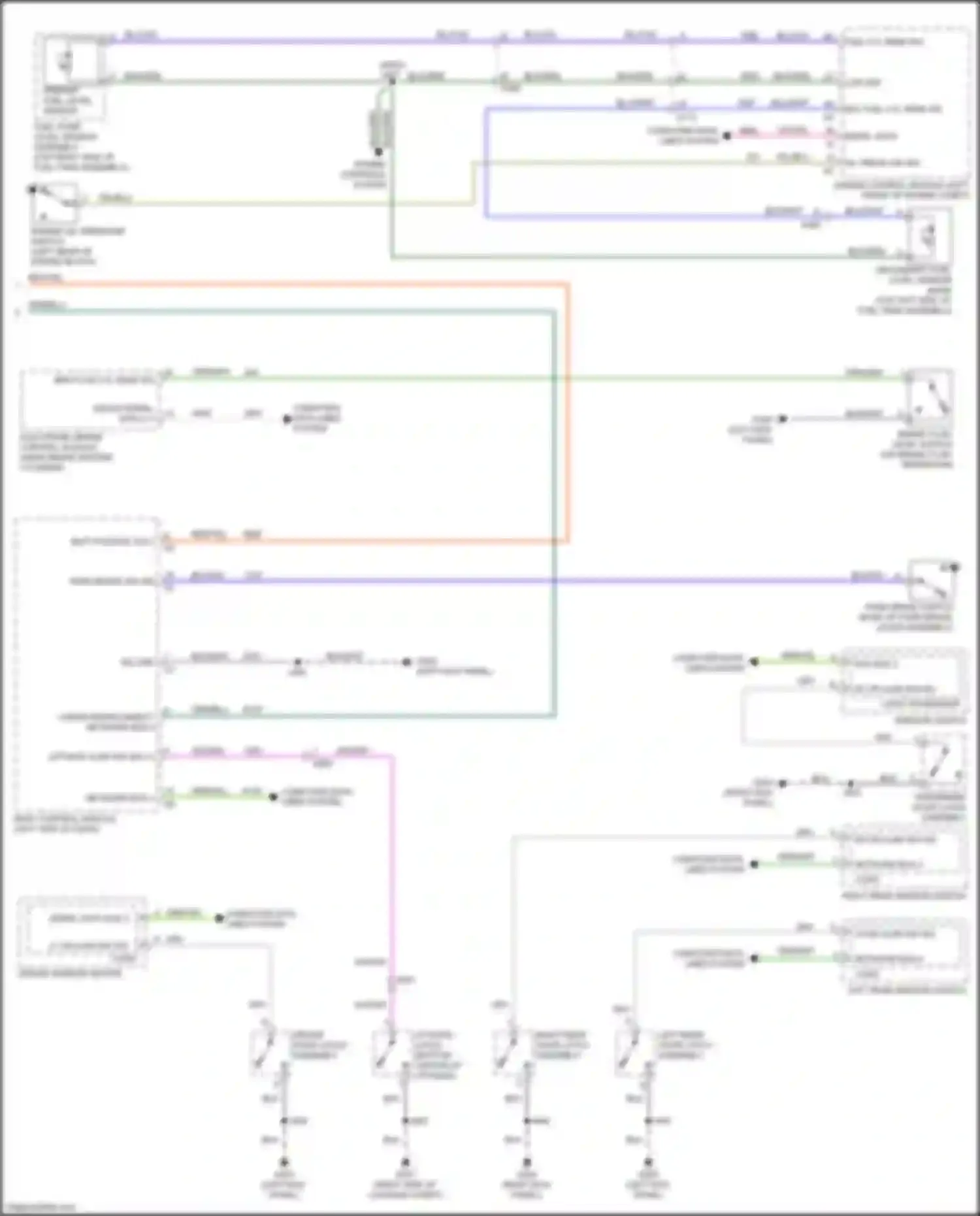 Wiring diagram grn/blu for Chevrolet Trax I facelift (2016-2022) (5 of 10)