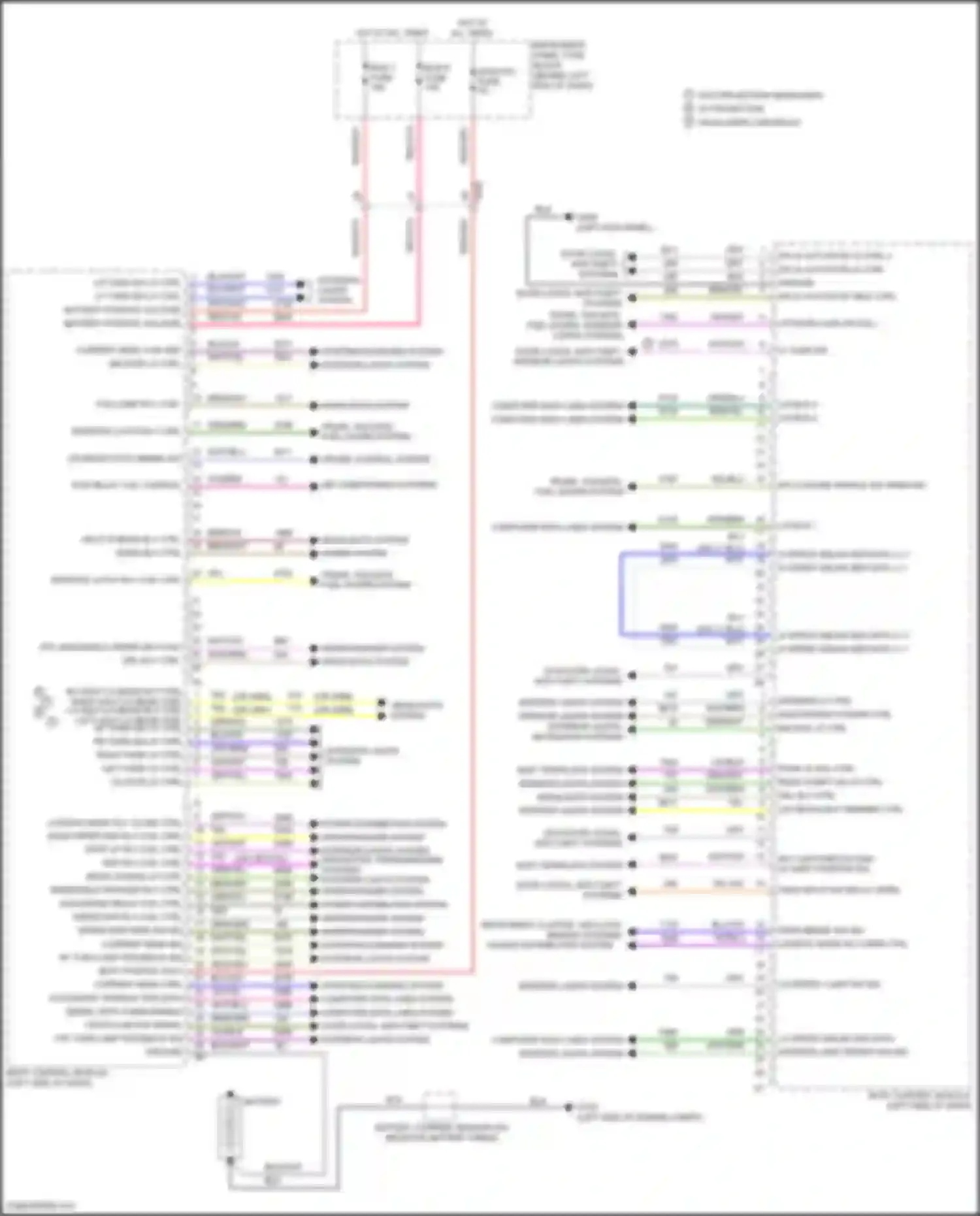 Wiring diagram grn/vio for Chevrolet Trax I facelift (2016-2022) (2 of 15)