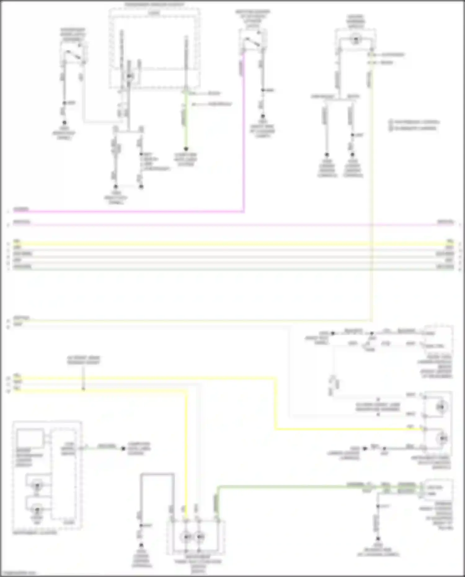 Wiring diagram grn/yel for Chevrolet Trax I facelift (2016-2022) (5 of 19)