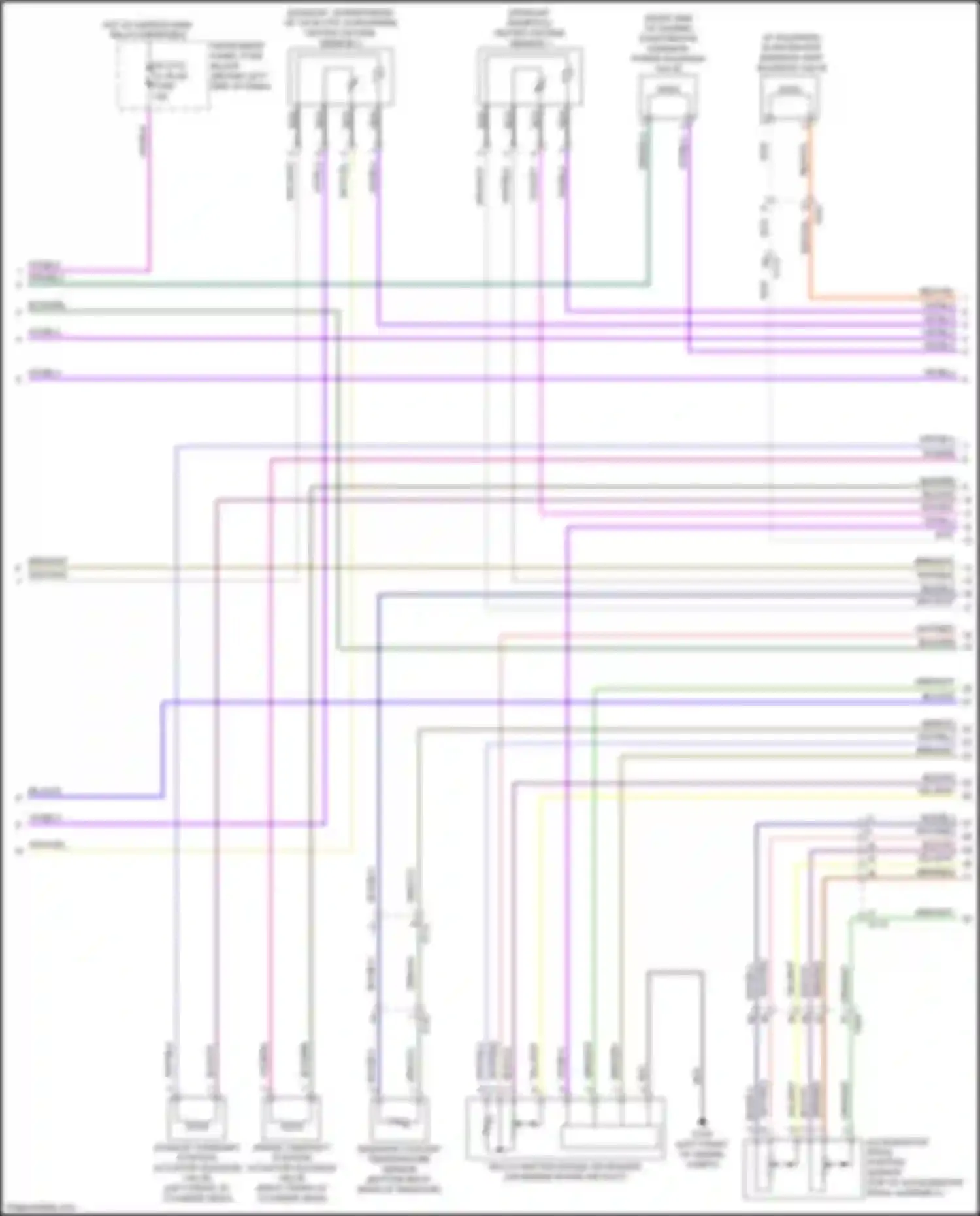 Wiring diagram heated oxygen sensor 2 for Chevrolet Trax I facelift (2016-2022) (2 of 2)
