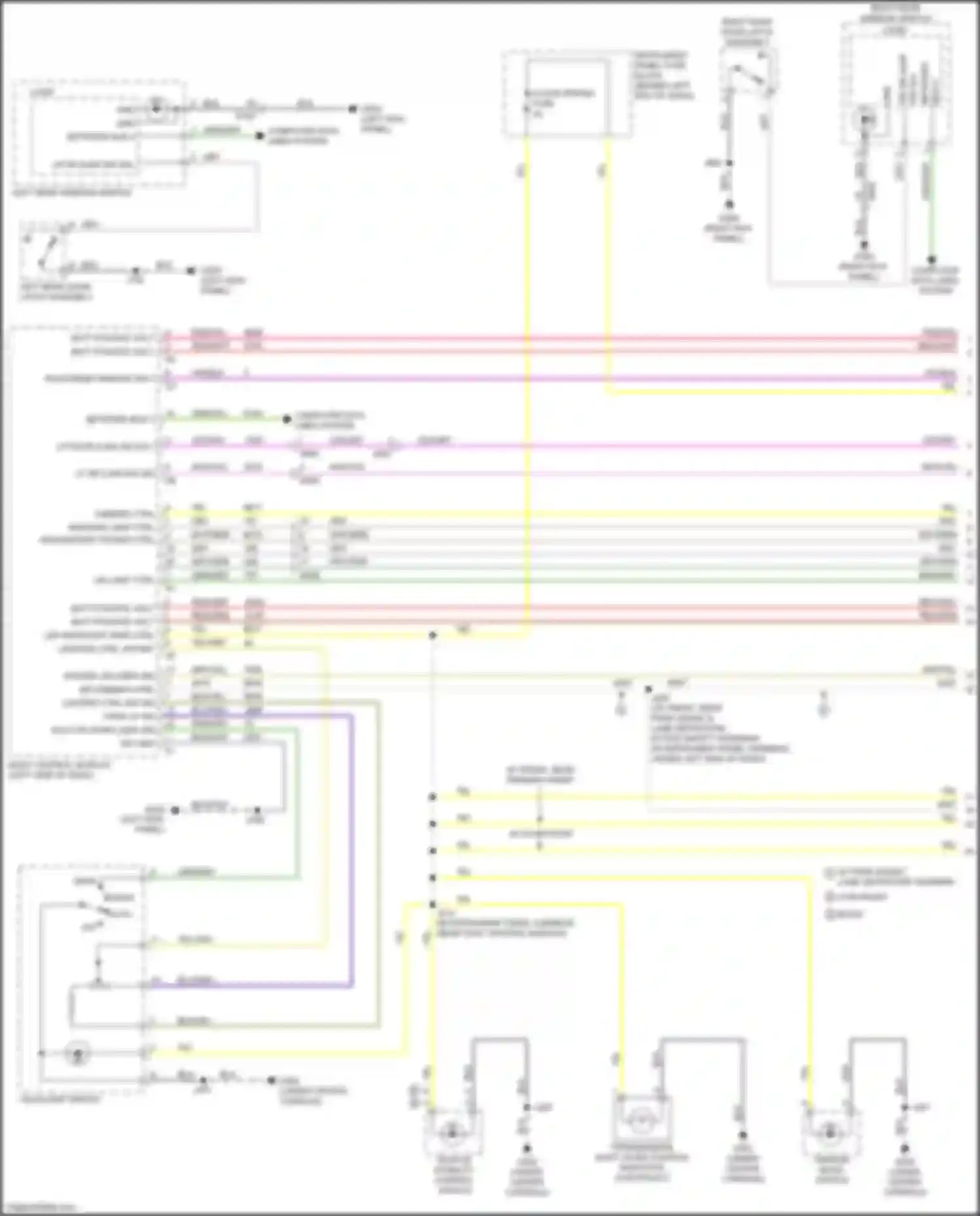 Wiring diagram inadvertent power ctrl for Chevrolet Trax I facelift (2016-2022) (2 of 2)