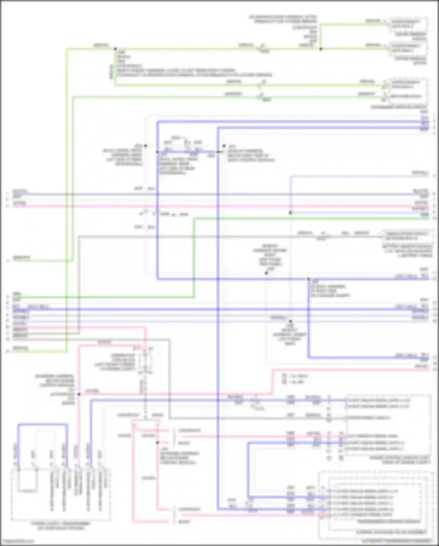Wiring diagram interconnect bus 21 for Chevrolet Trax I facelift (2016-2022) (1 of 1)