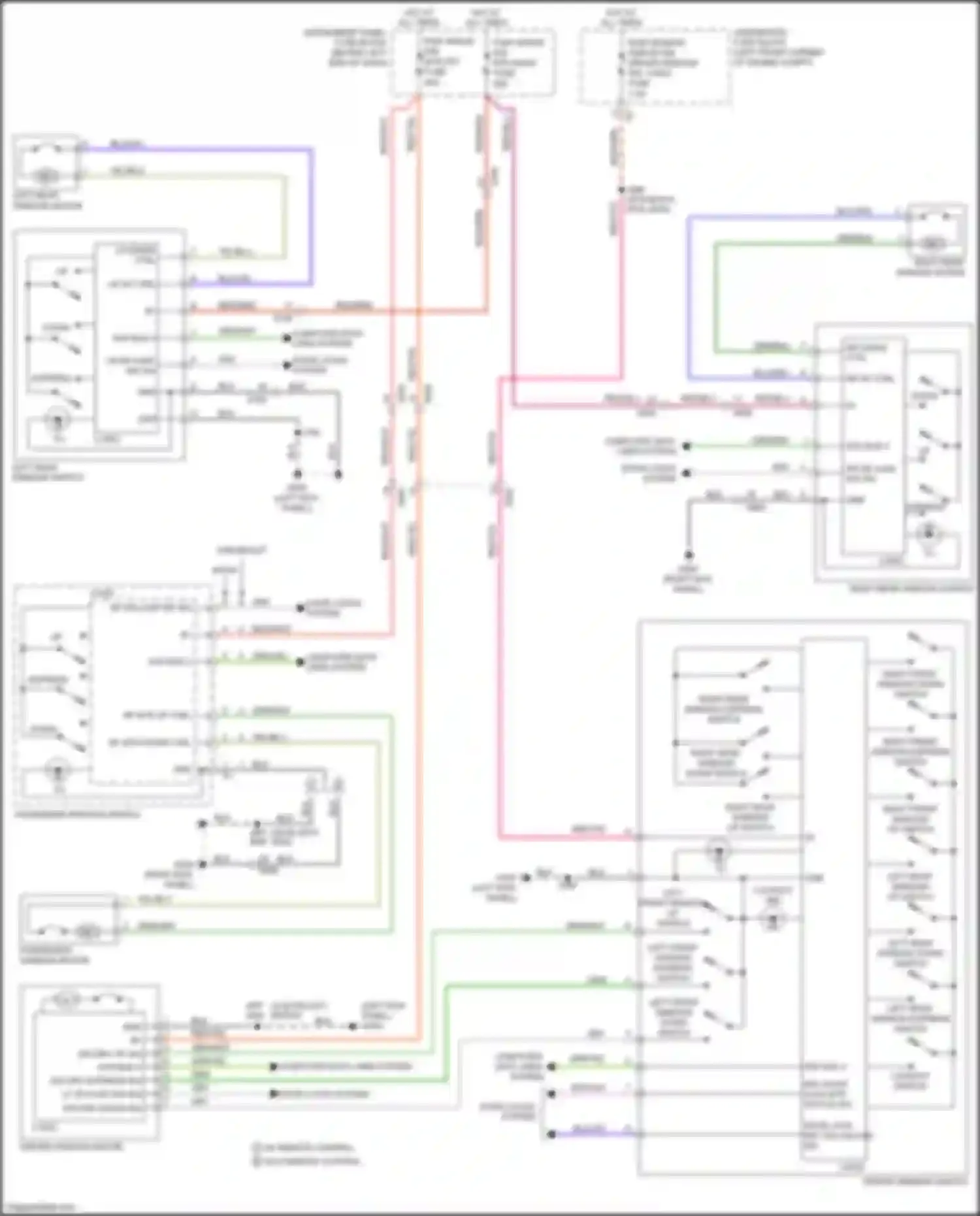 Wiring diagram lf dr ajar sw sig for Chevrolet Trax I facelift (2016-2022) (5 of 6)