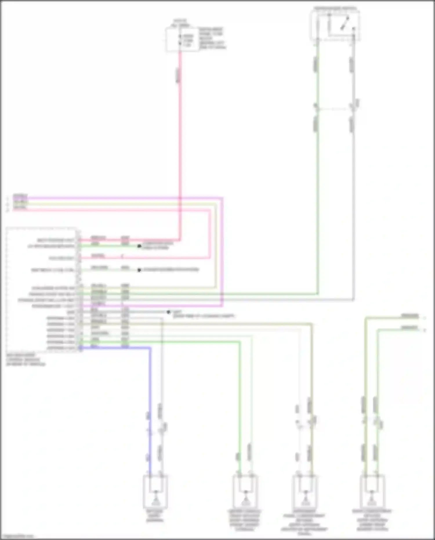 Wiring diagram passive start sw 2 low ref for Chevrolet Trax I facelift (2016-2022) (1 of 2)