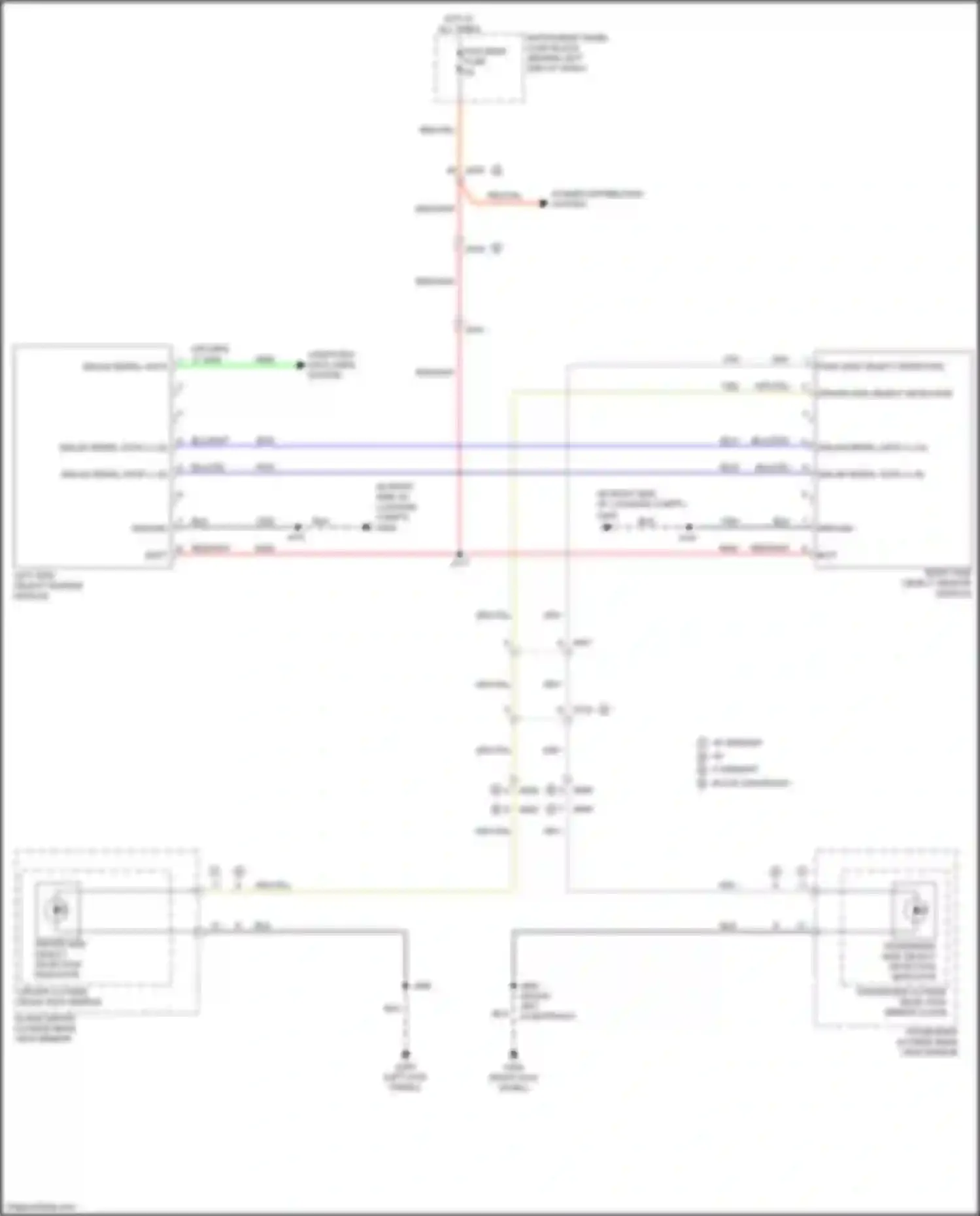 Wiring diagram power distribution system for Chevrolet Trax I facelift (2016-2022) (2 of 9)