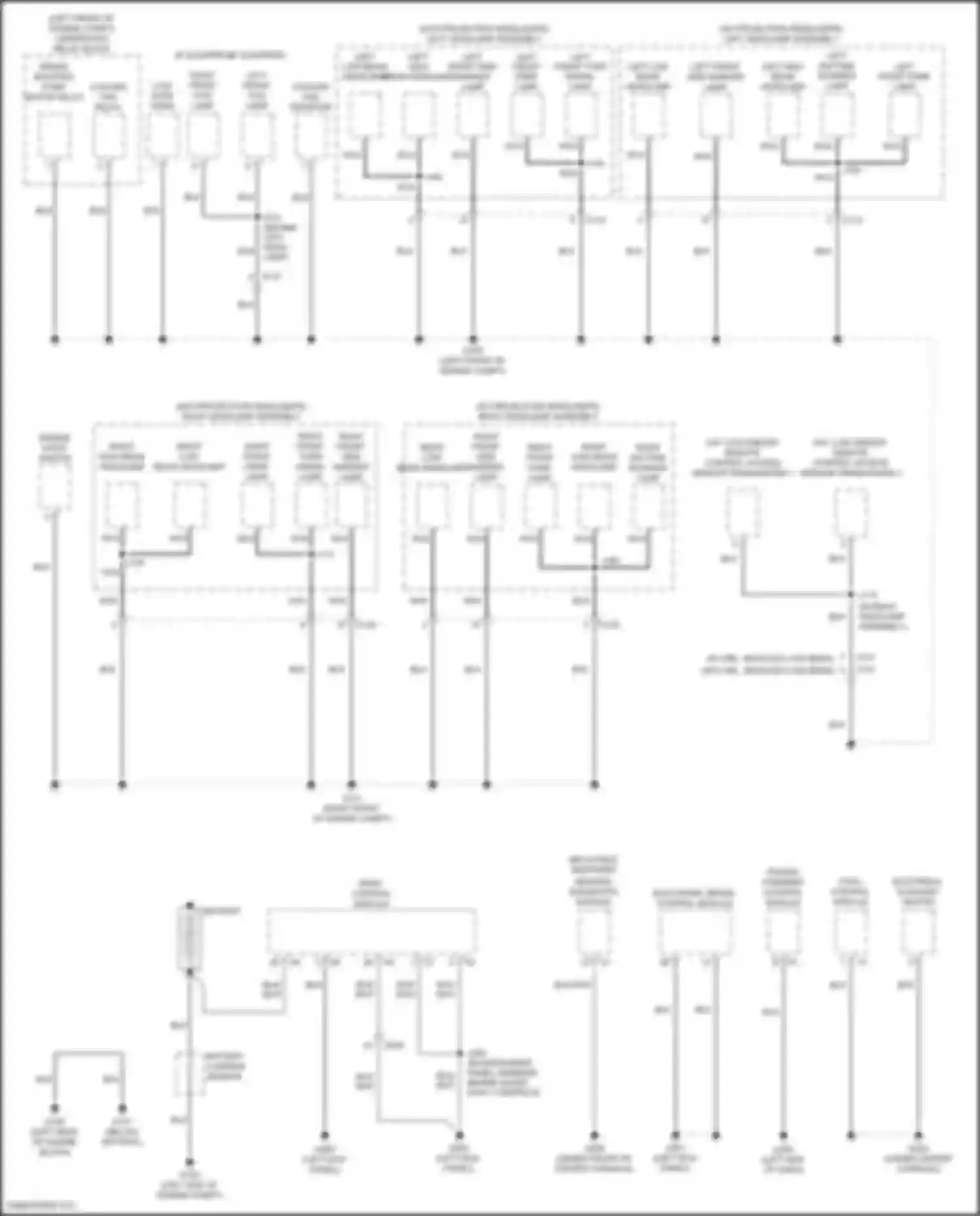 Wiring diagram right front side marker lamp for Chevrolet Trax I facelift (2016-2022) (2 of 2)