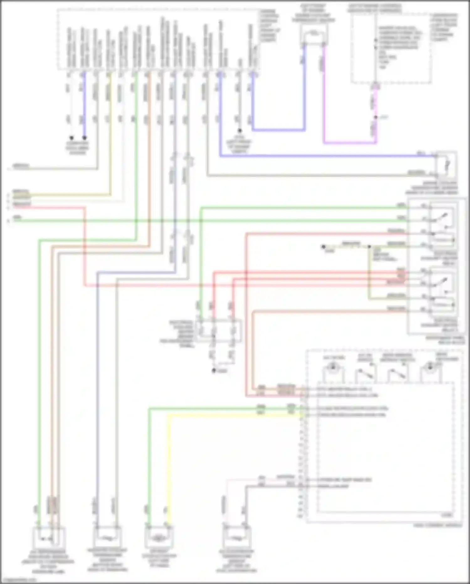 Wiring diagram sens low reference for Chevrolet Trax I facelift (2016-2022) (1 of 1)