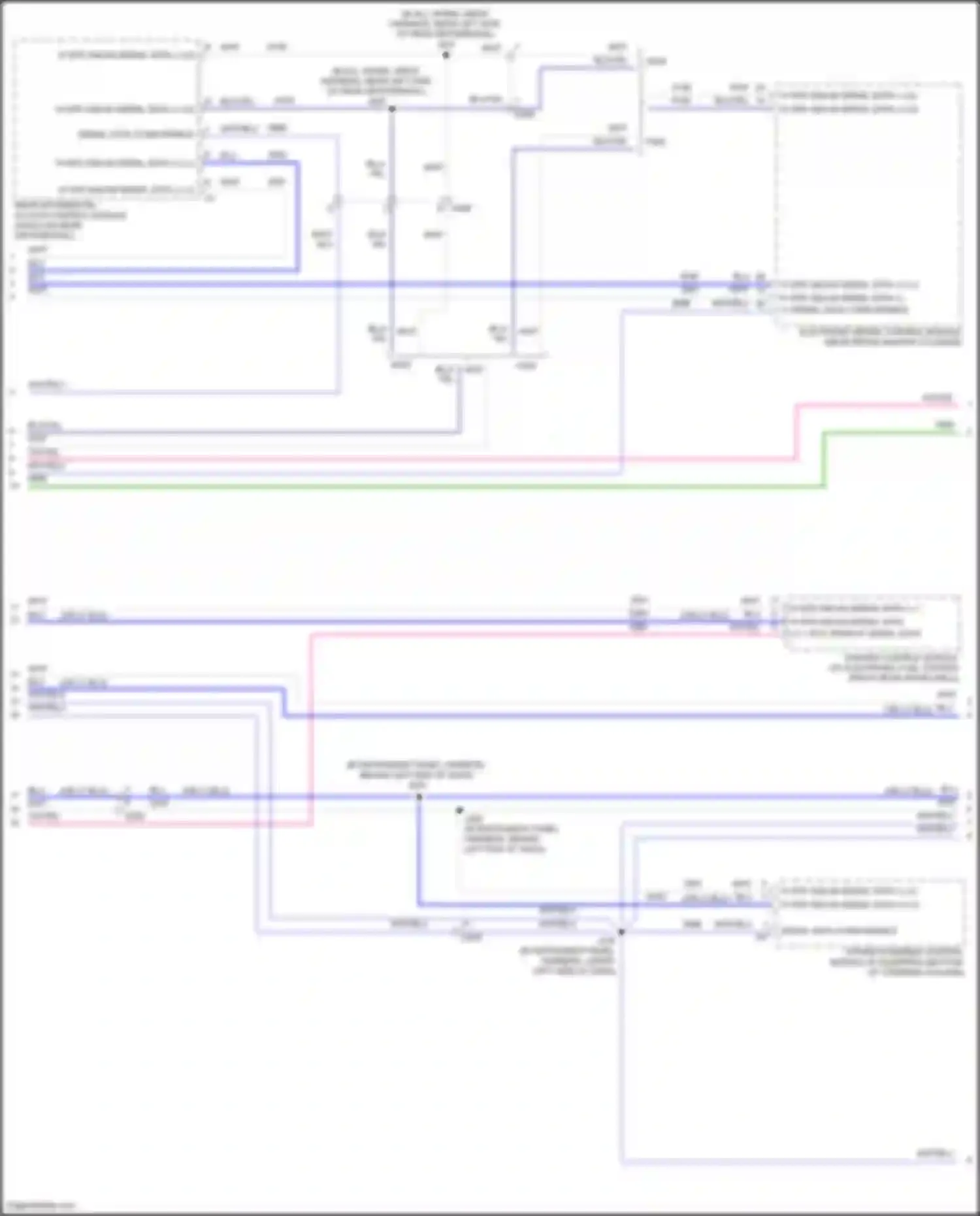 Wiring diagram serial data comm enable for Chevrolet Trax I facelift (2016-2022) (4 of 7)
