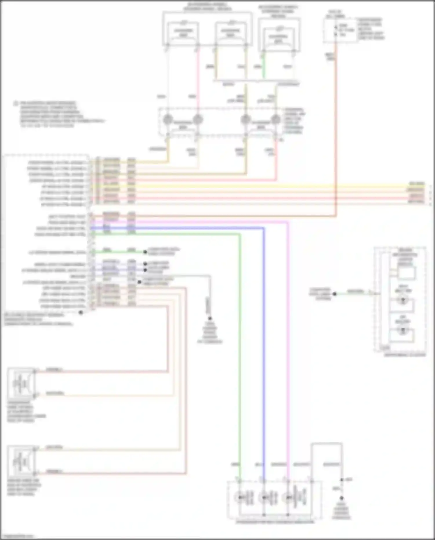 Wiring diagram shorting bar for Chevrolet Trax I facelift (2016-2022) (1 of 4)