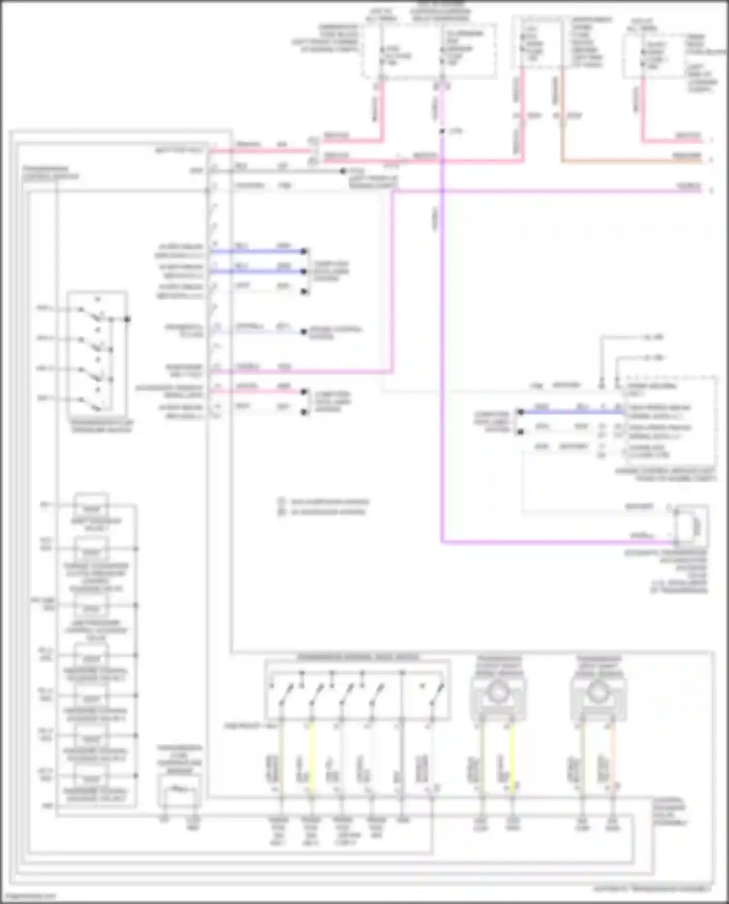 Wiring diagram w/o start/stop system w/ start/stop system for Chevrolet Trax I facelift (2016-2022) (1 of 1)