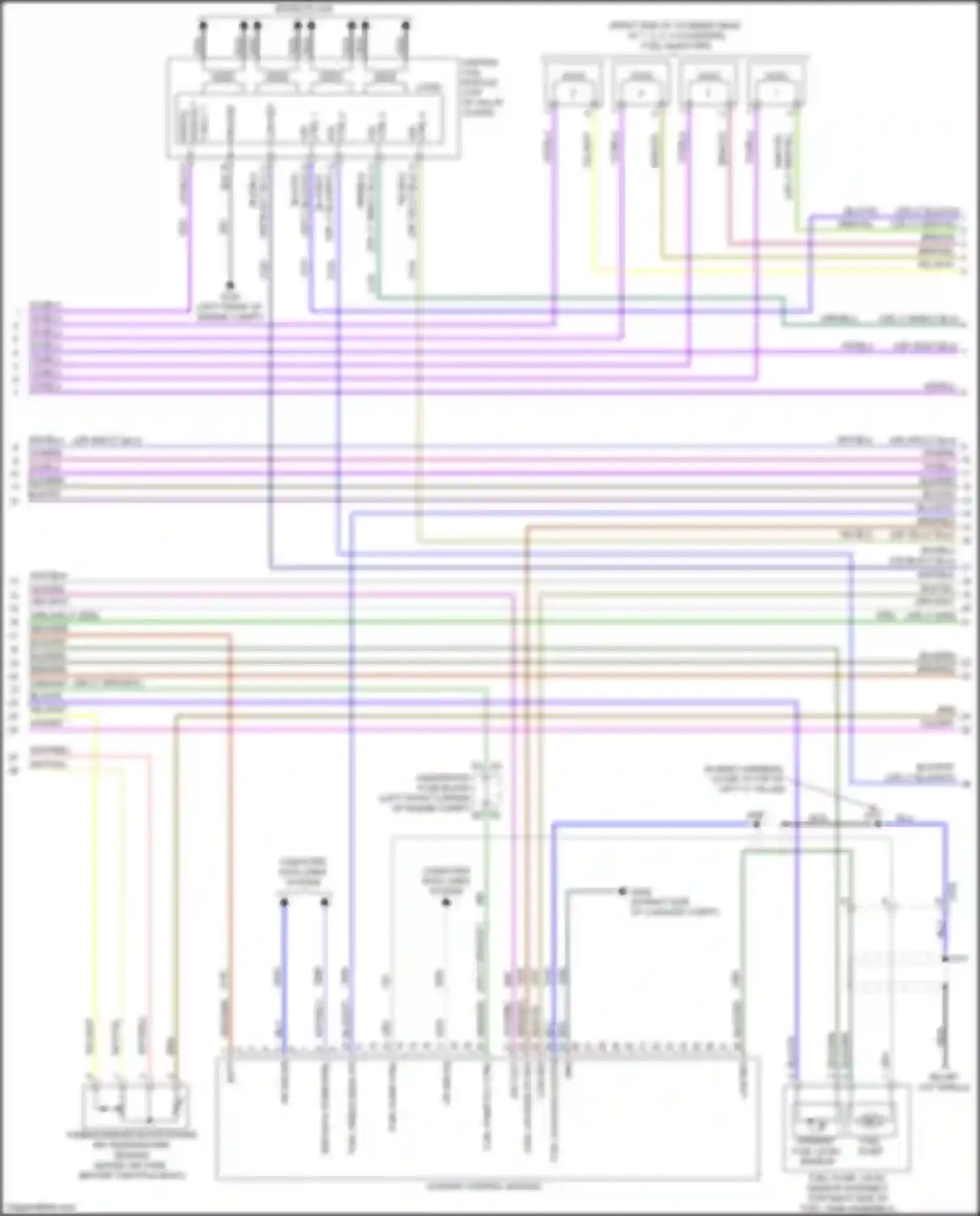 Trax Chevrolet I (2013-2017): Wiring diagram engine performance 1.4l vin b (4 of 6)