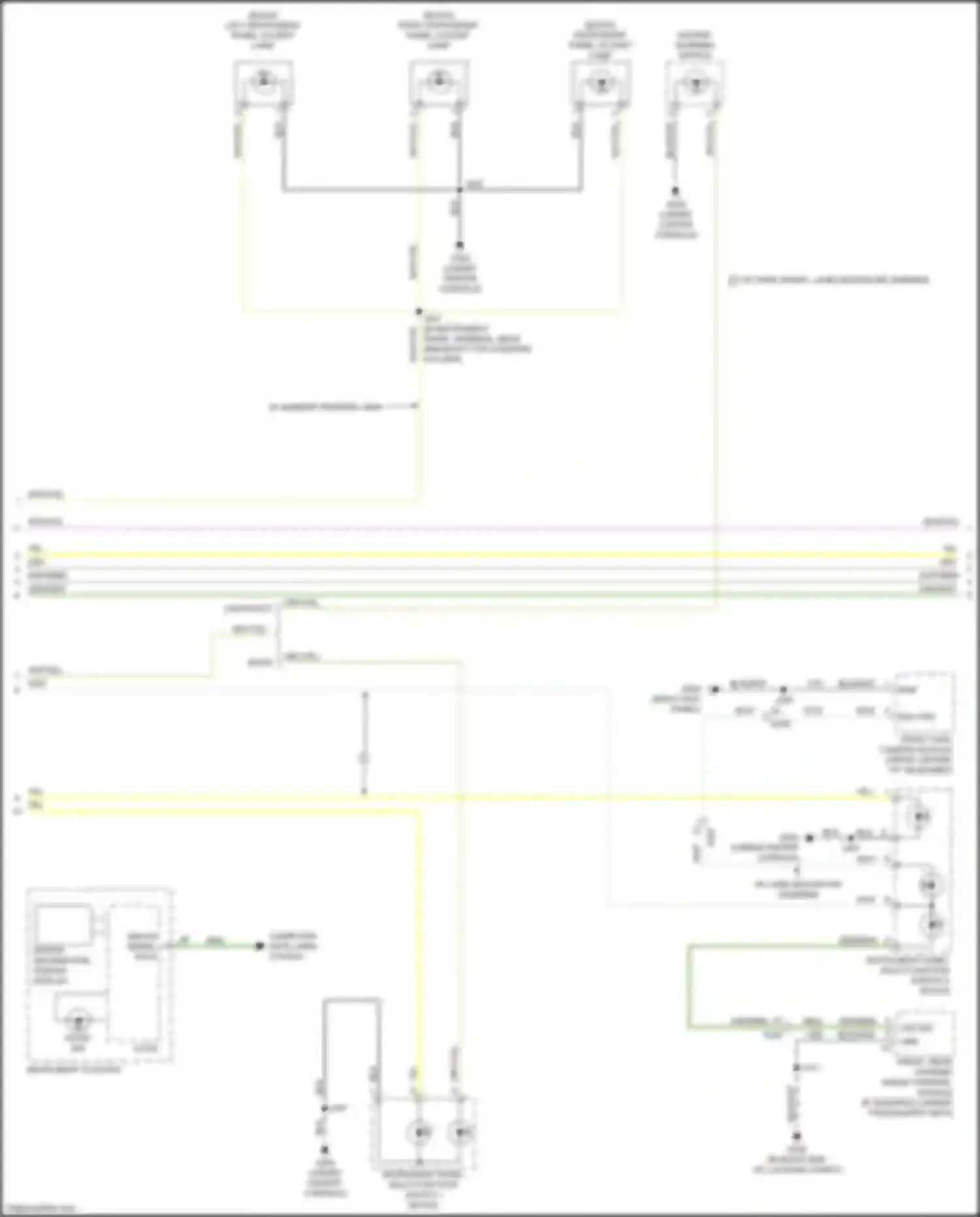 Trax Chevrolet I (2013-2017): Interior lights circuit (3 of 4)