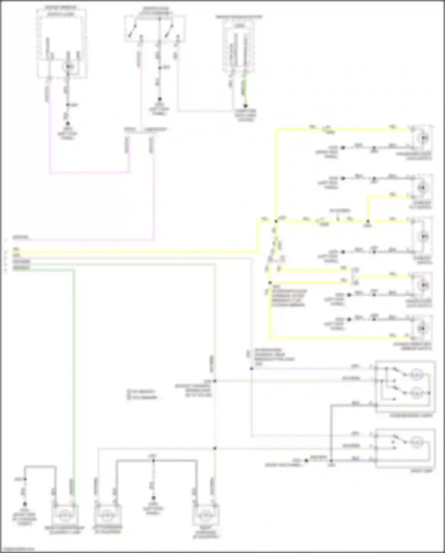 Trax Chevrolet I (2013-2017): Interior lights circuit (4 of 4)
