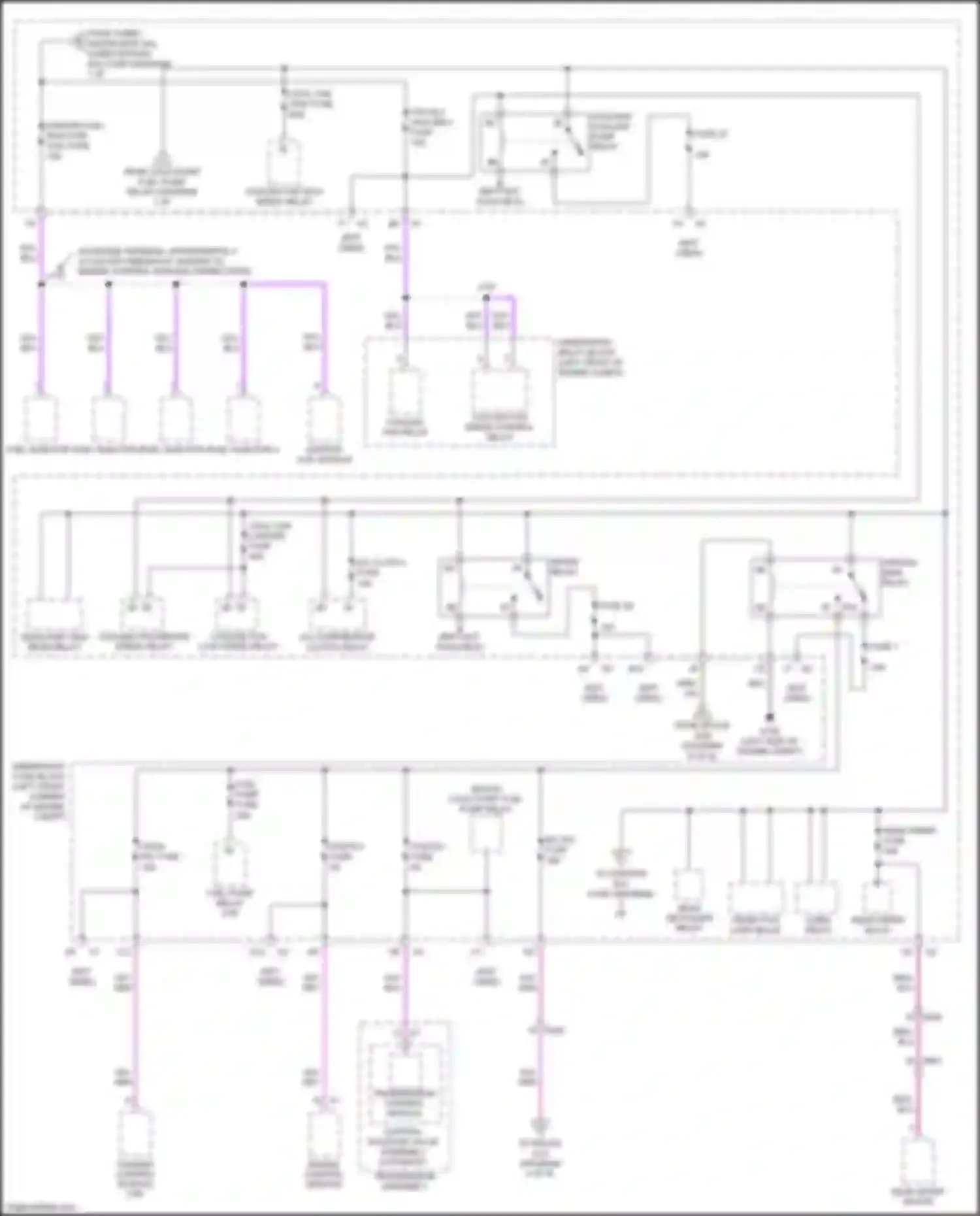 Trax Chevrolet I (2013-2017): Power distribution circuit (2 of 6)