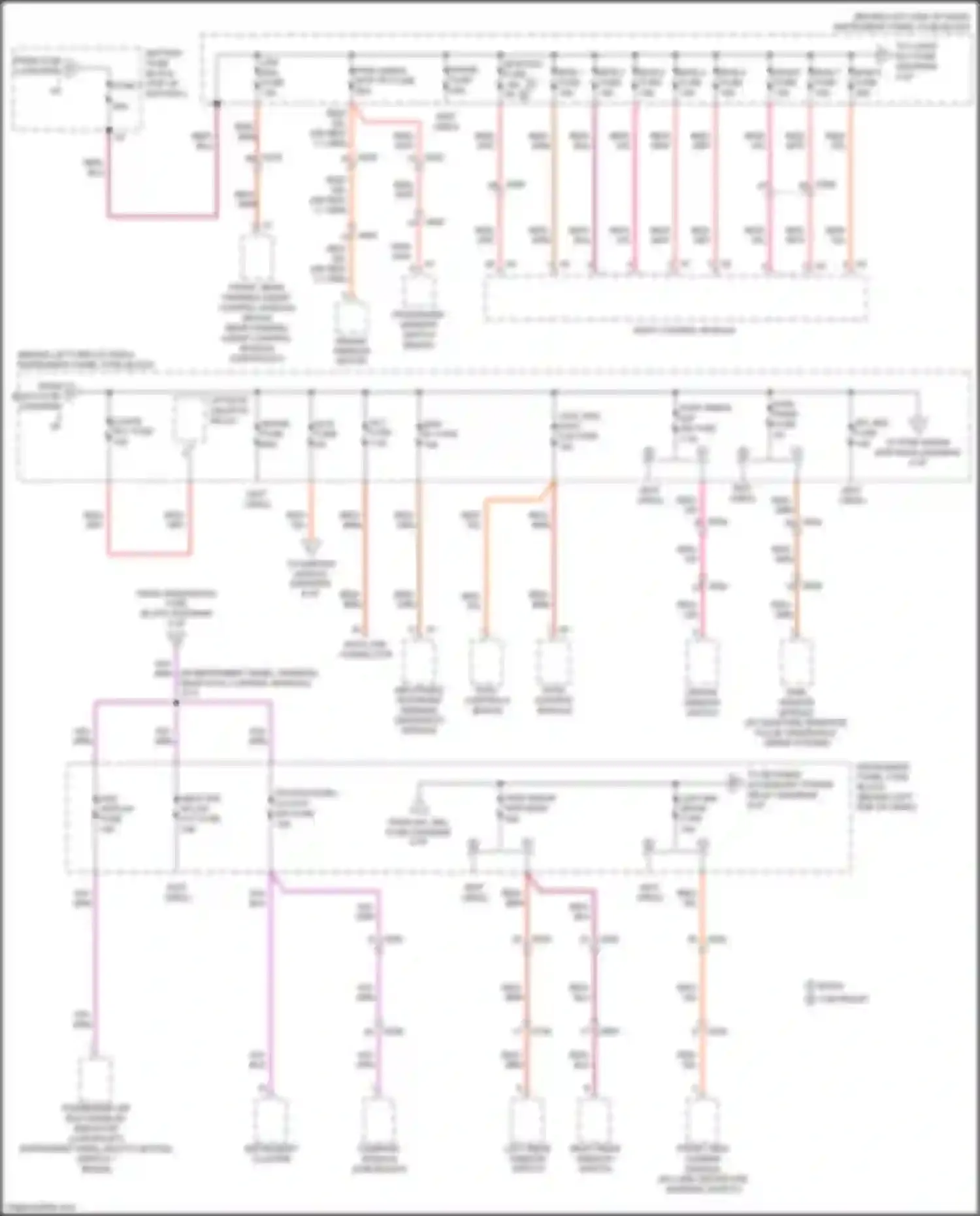 Trax Chevrolet I (2013-2017): Power distribution circuit (4 of 6)