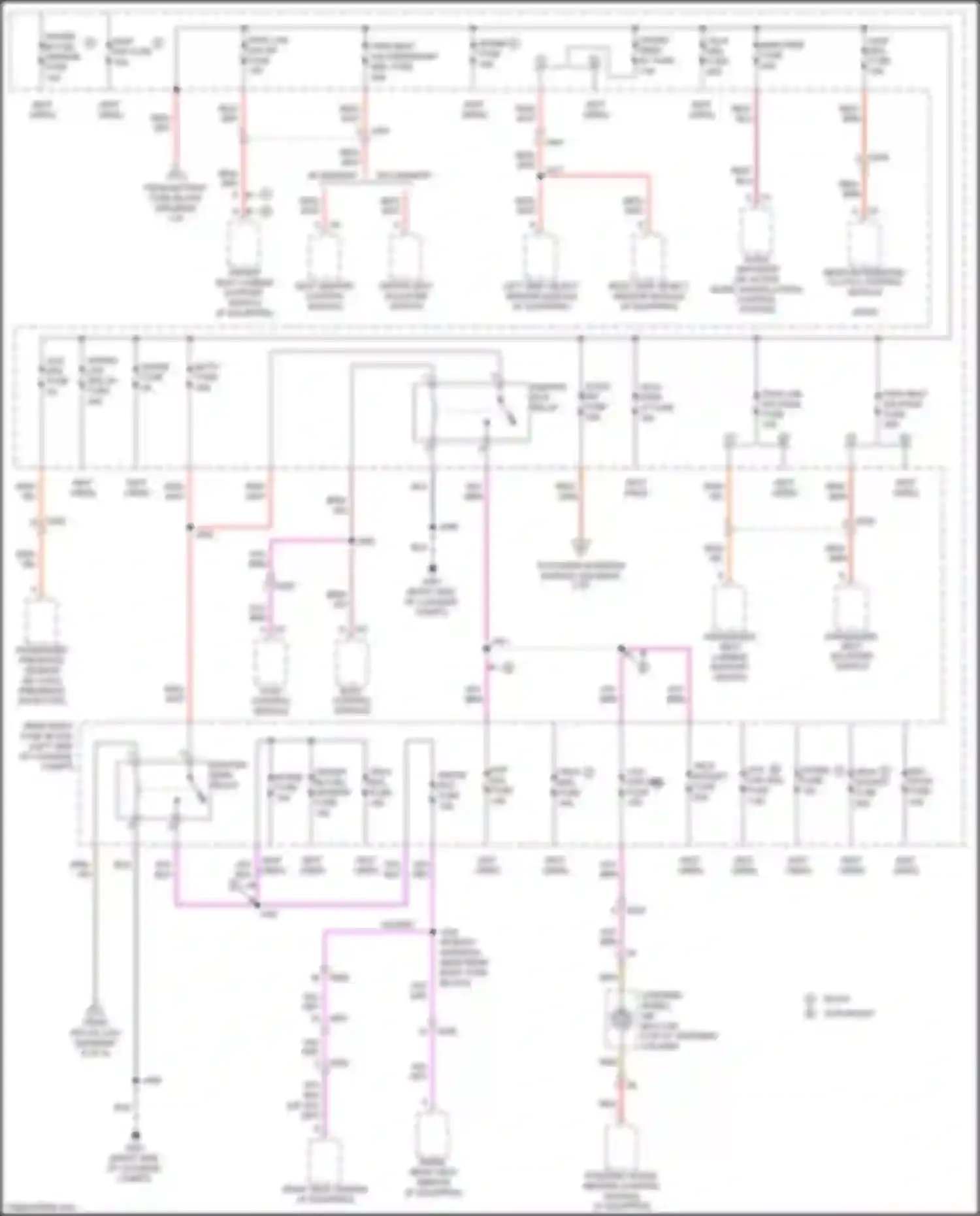 Trax Chevrolet I (2013-2017): Power distribution circuit (5 of 6)
