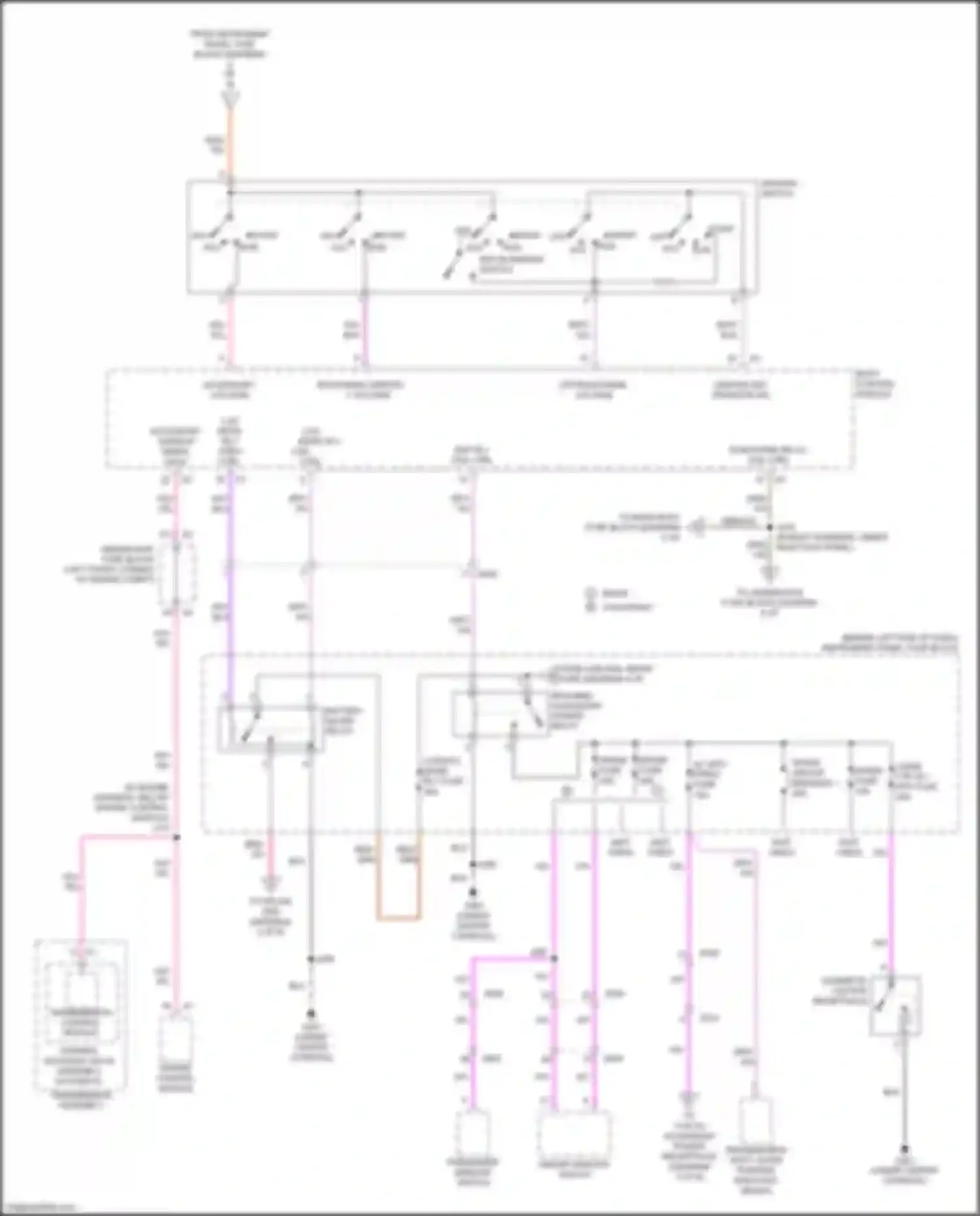 Trax Chevrolet I (2013-2017): Power distribution circuit (6 of 6)