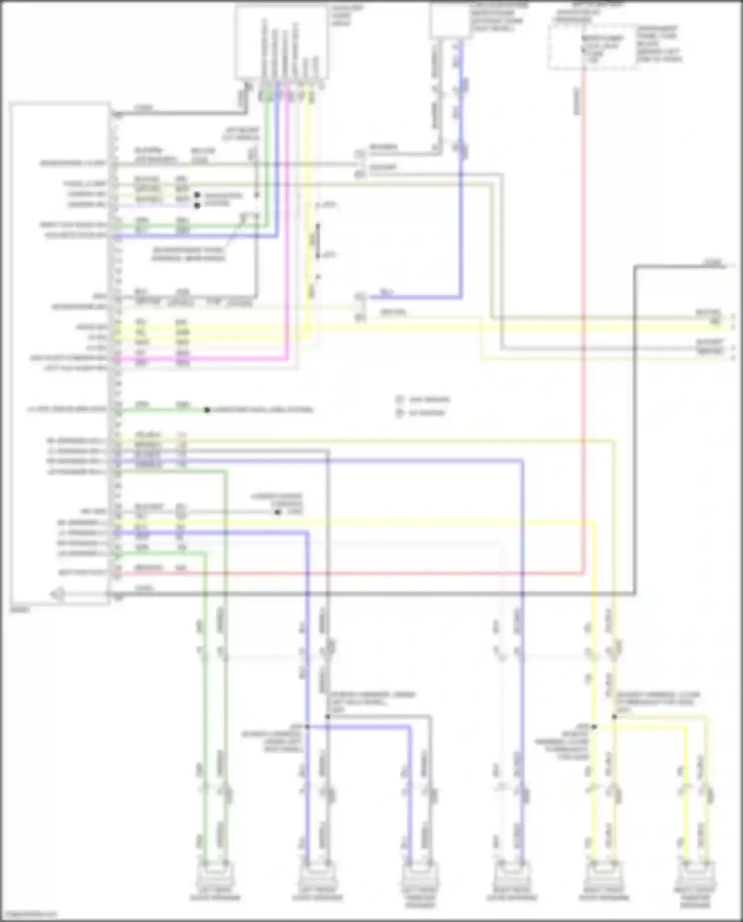 Trax Chevrolet I (2013-2017): Radio circuit, base (1 of 2)