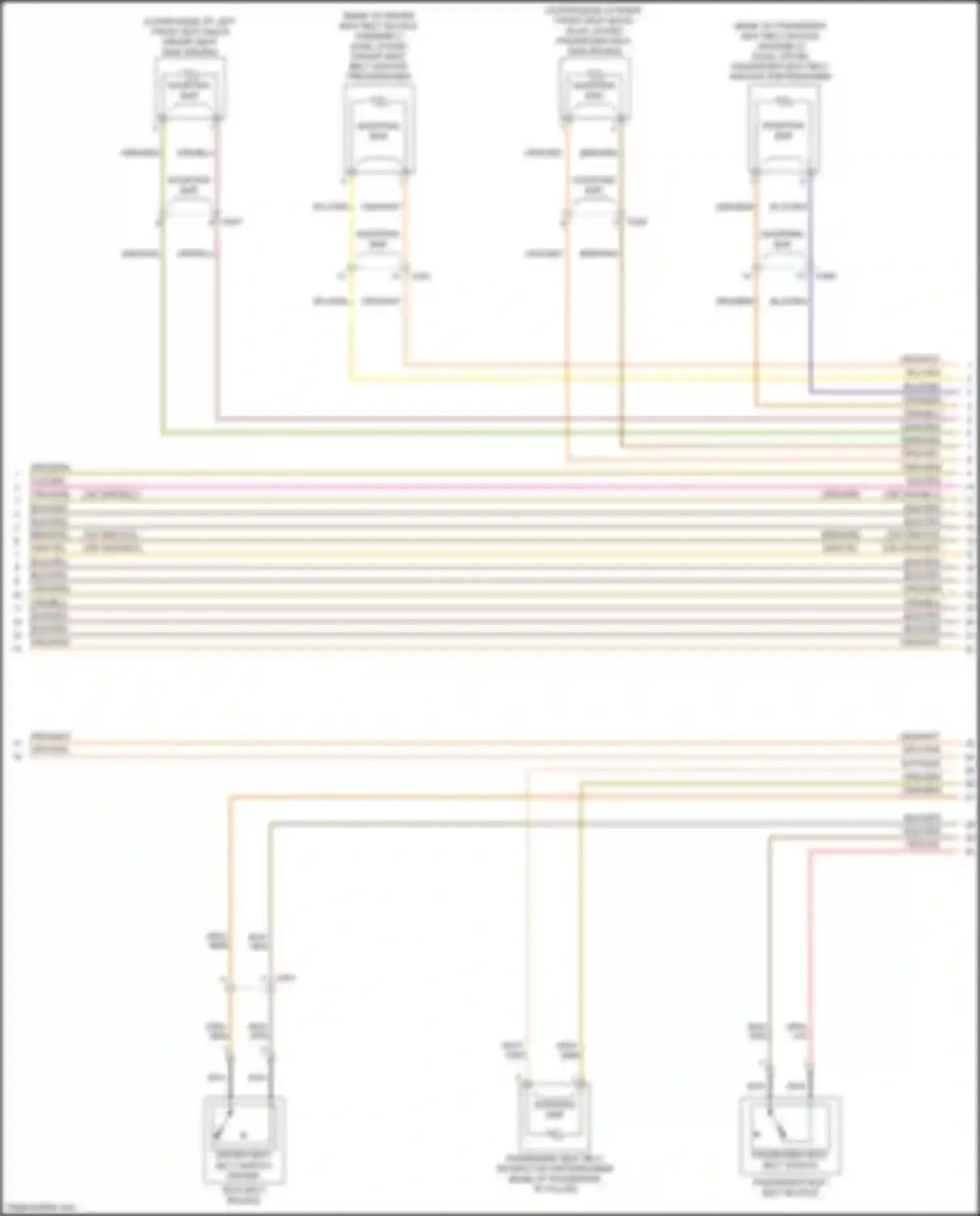 Trax Chevrolet I (2013-2017): Supplemental restraints circuit (3 of 4)