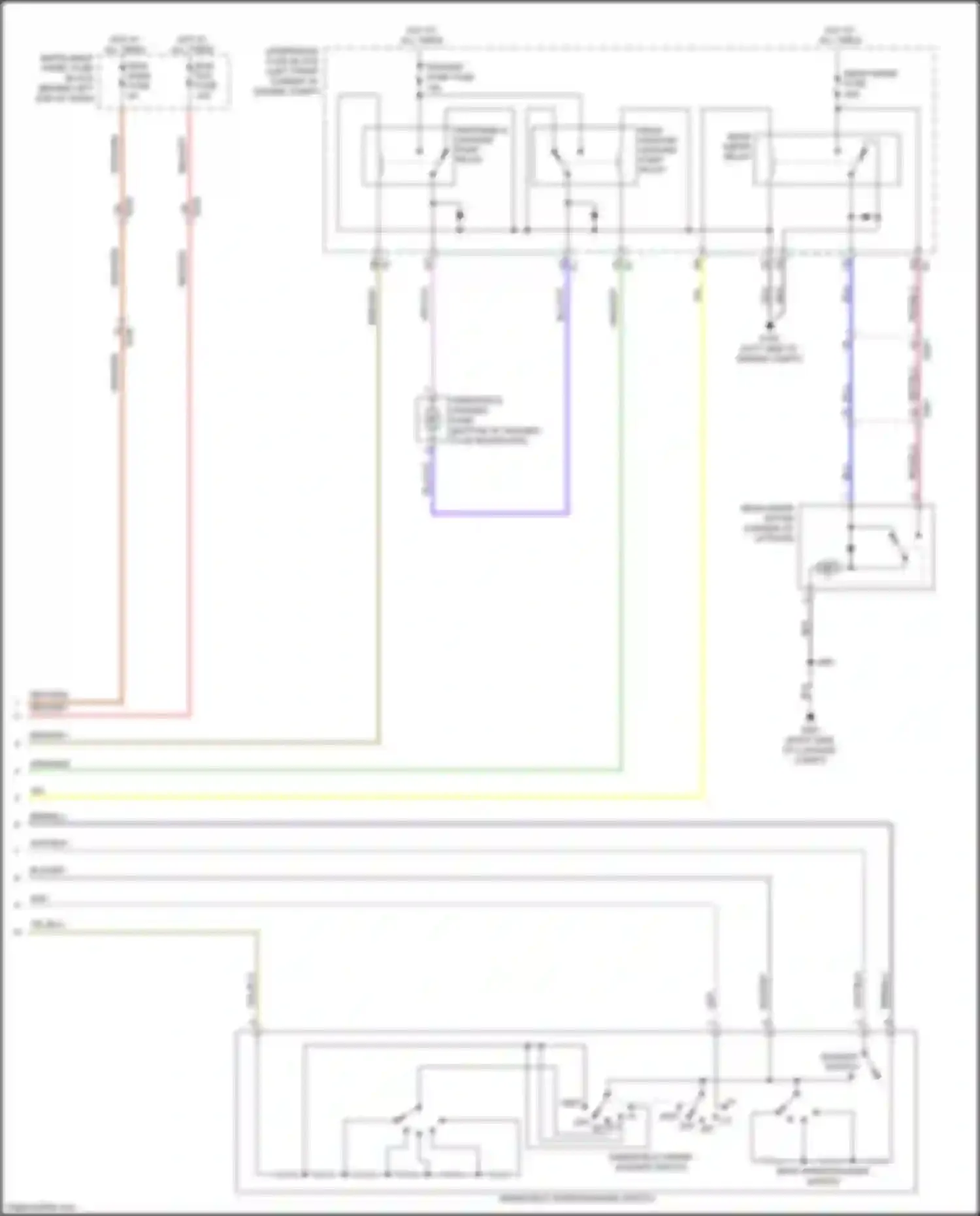 Trax Chevrolet I (2013-2017): Wiper/washer circuit (2 of 2)