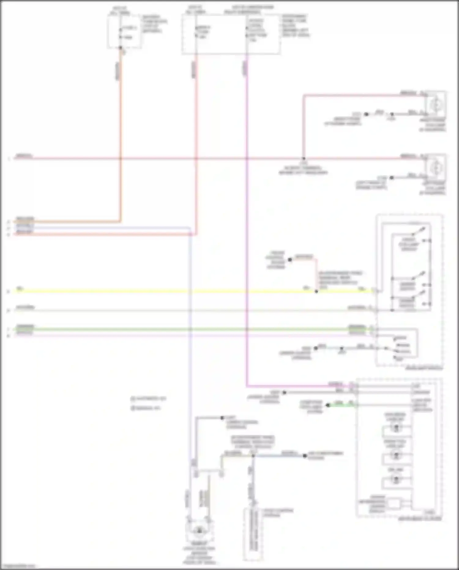 Wiring diagram ambient light/ sunload sensor for Chevrolet Trax I (2013-2017) (3 of 4)