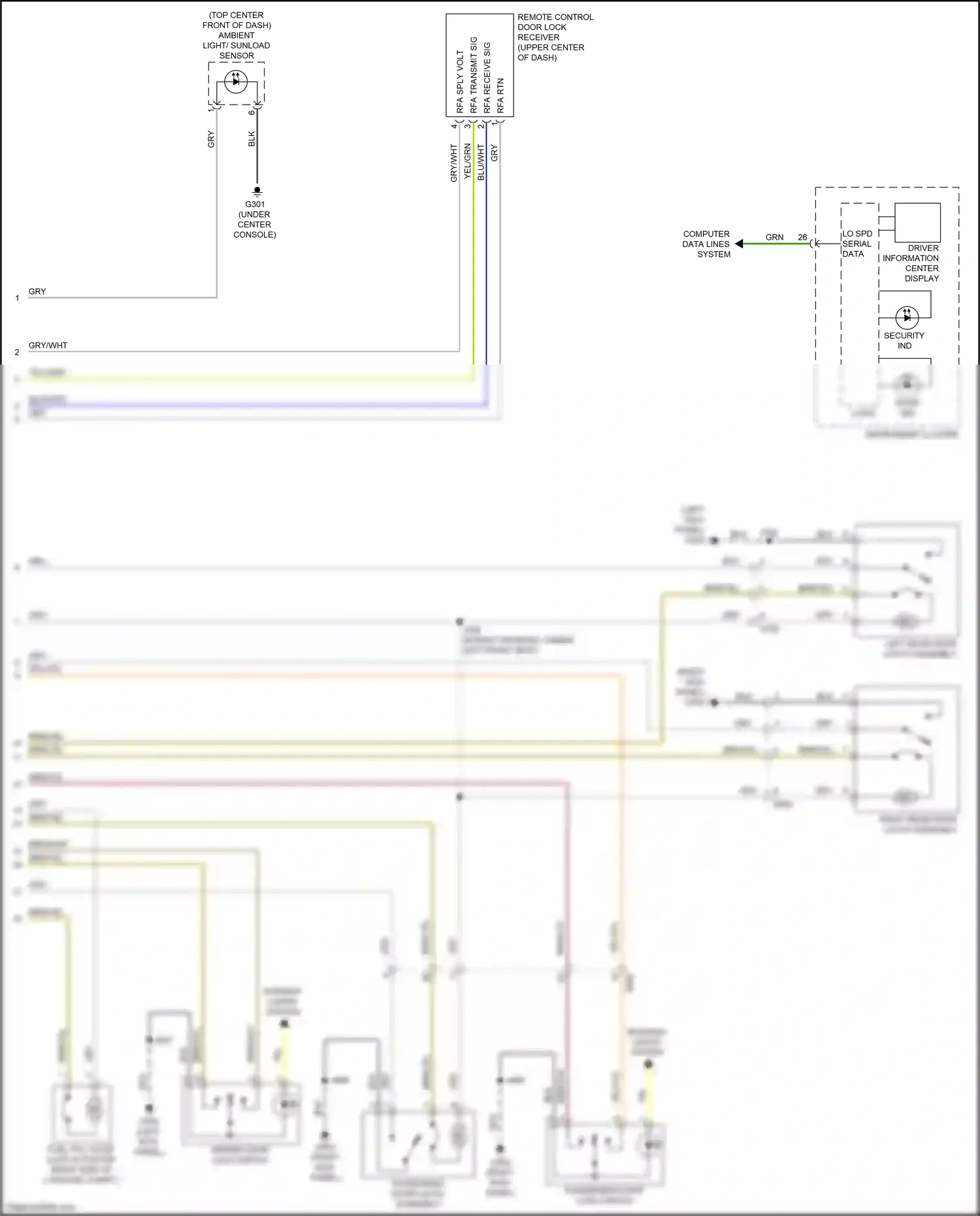 Chevrolet Trax I (2013-2017) brn/yel wiring diagram  (4 of 17)