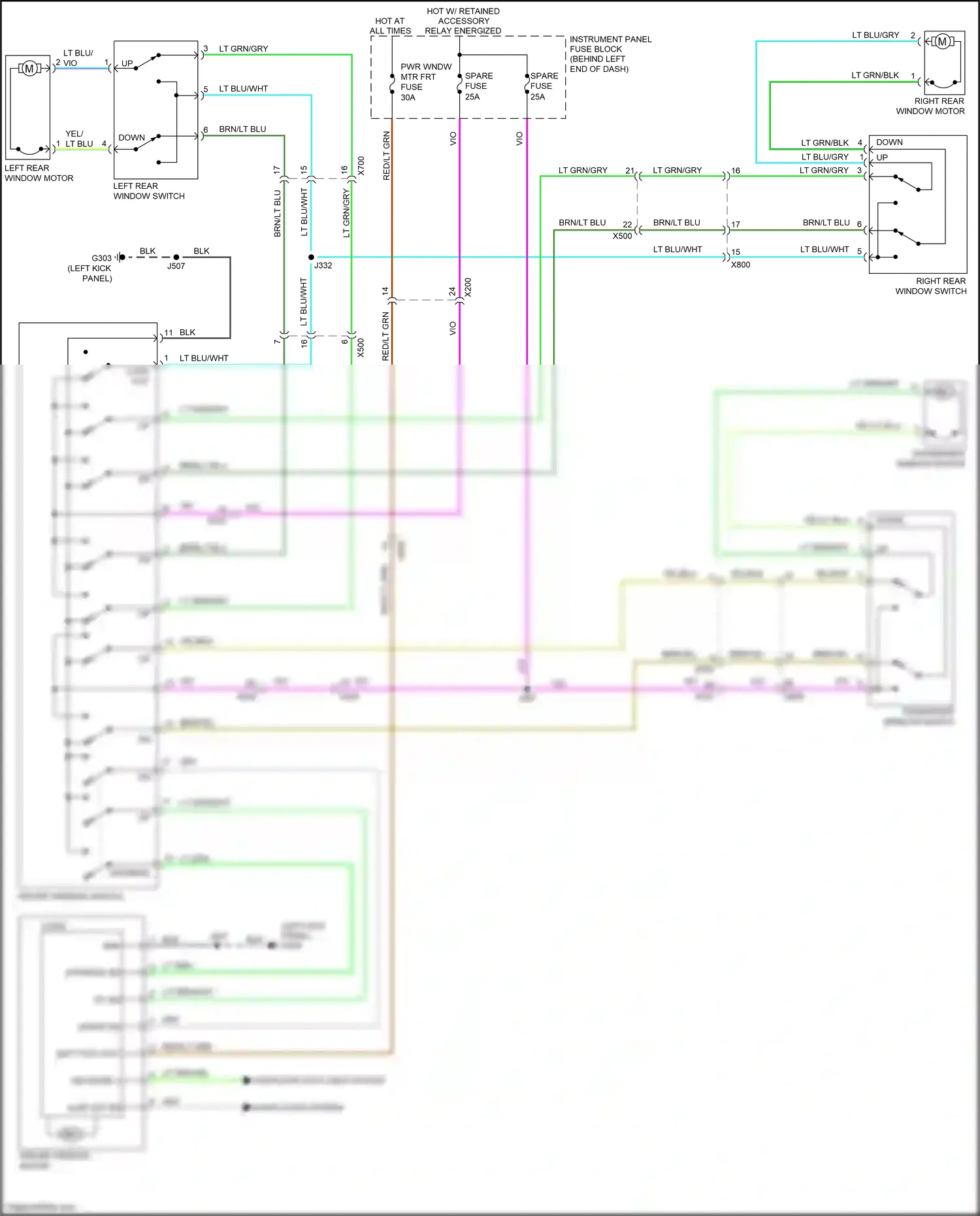 Chevrolet Trax I (2013-2017) brn/yel wiring diagram  (10 of 17)