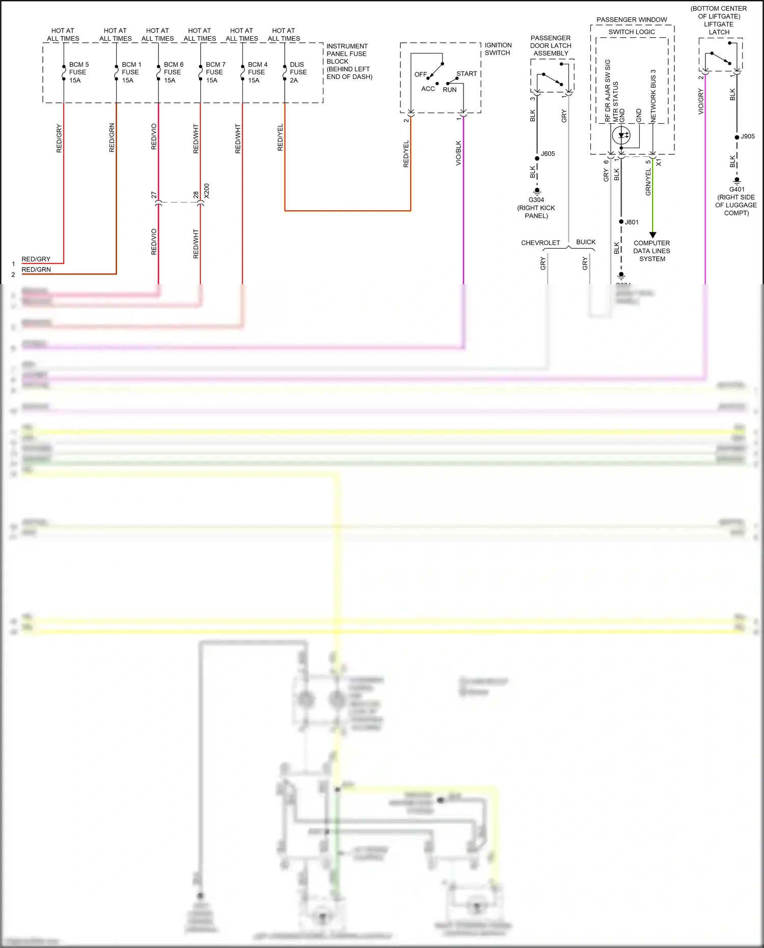 Chevrolet Trax I (2013-2017) grn wiring diagram  (34 of 54)