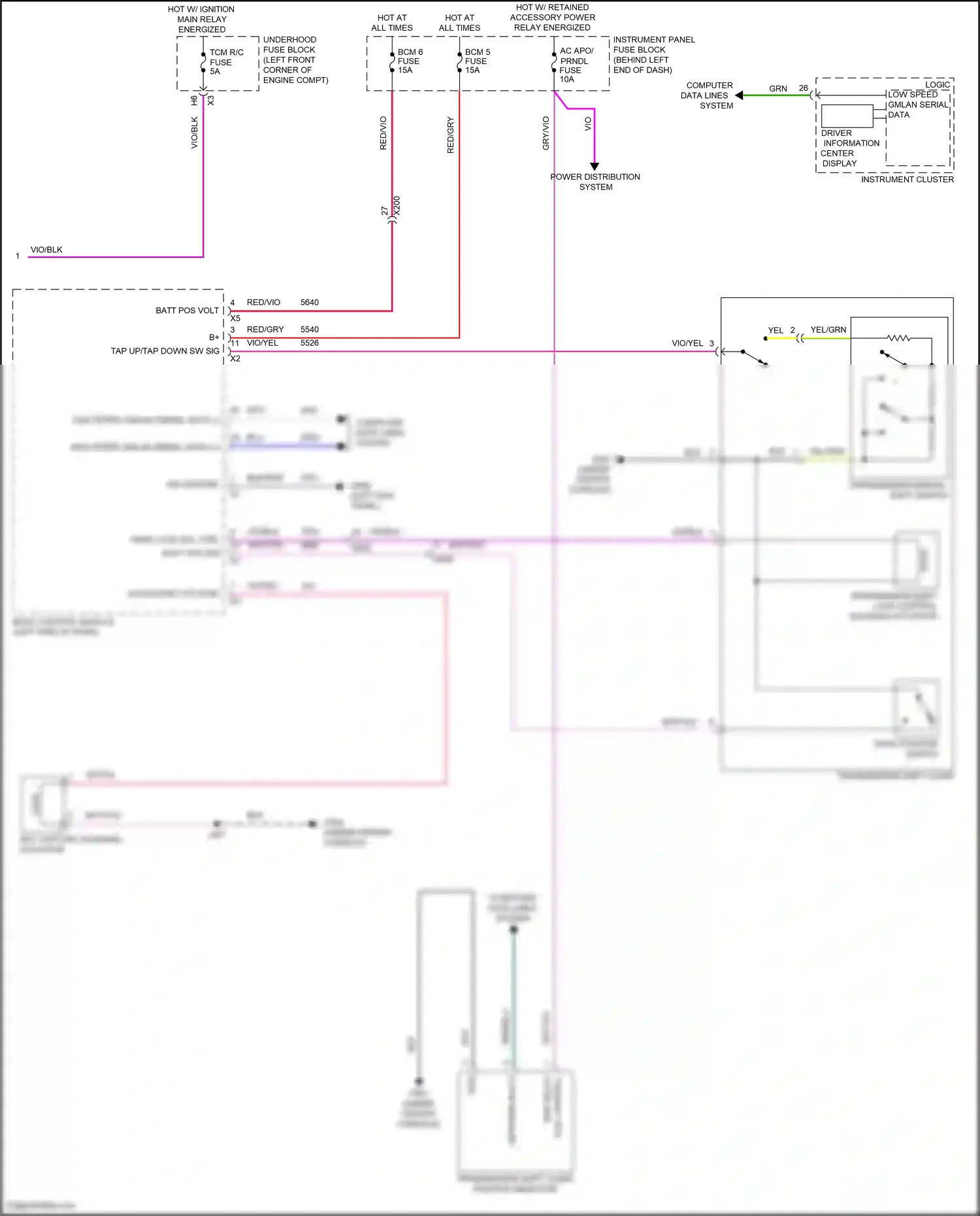 Chevrolet Trax I (2013-2017) grn wiring diagram  (22 of 54)