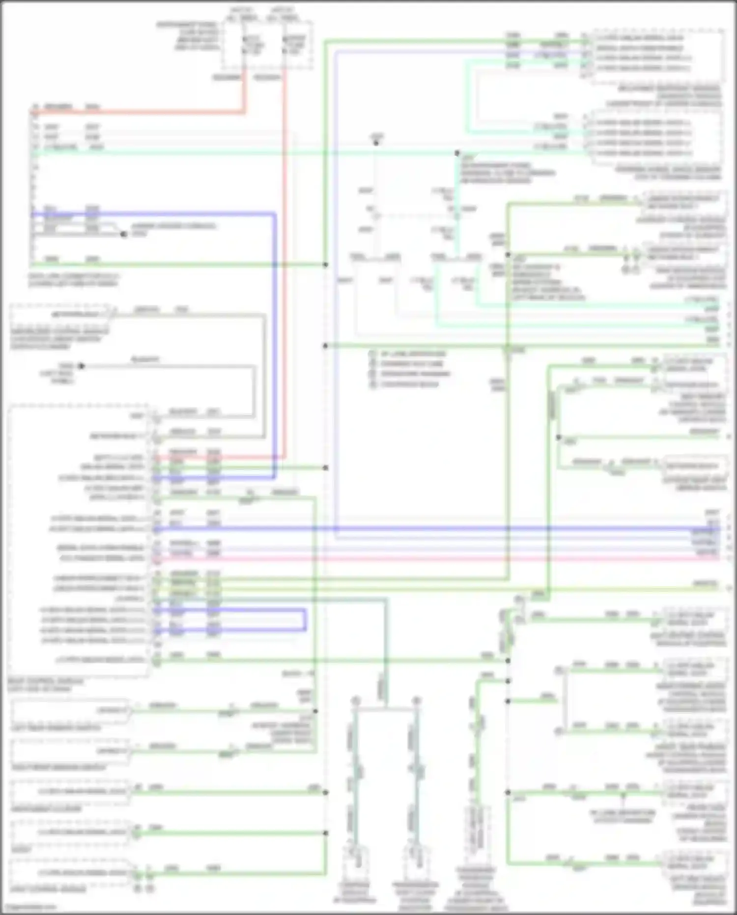 Wiring diagram grn/vio for Chevrolet Trax I (2013-2017) (1 of 15)