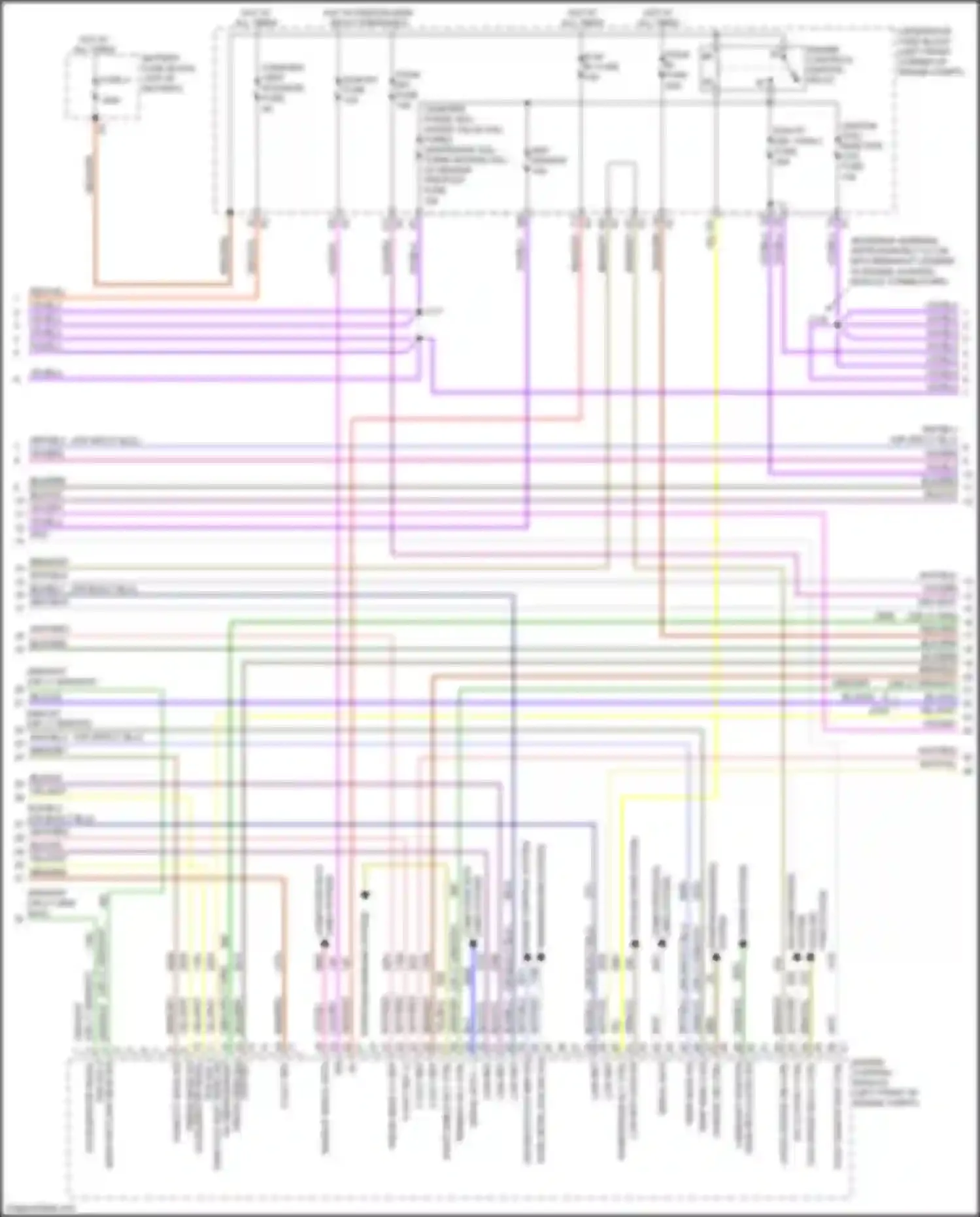Wiring diagram lines system for Chevrolet Trax I (2013-2017) (1 of 1)