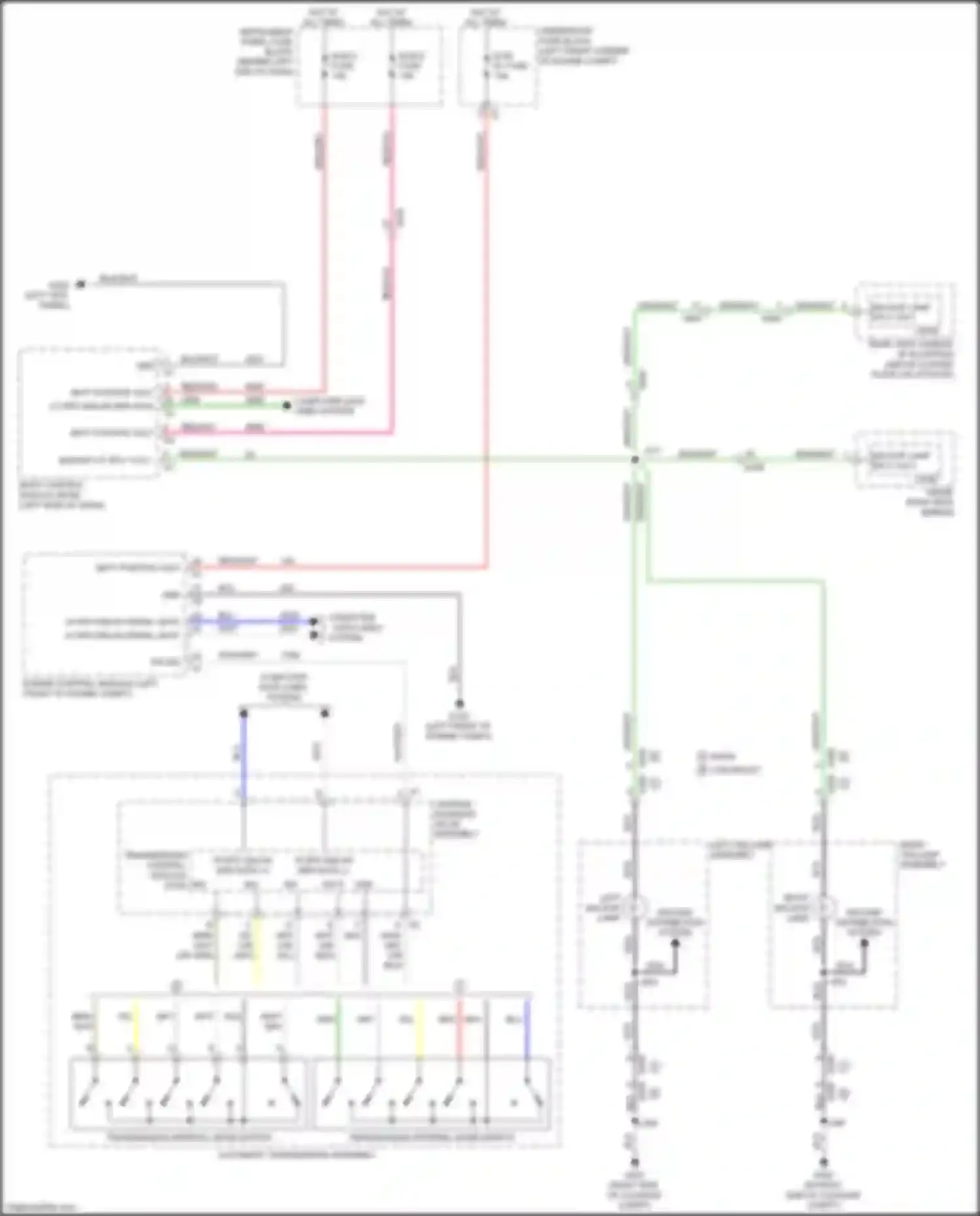 Wiring diagram red for Chevrolet Trax I (2013-2017) (11 of 20)