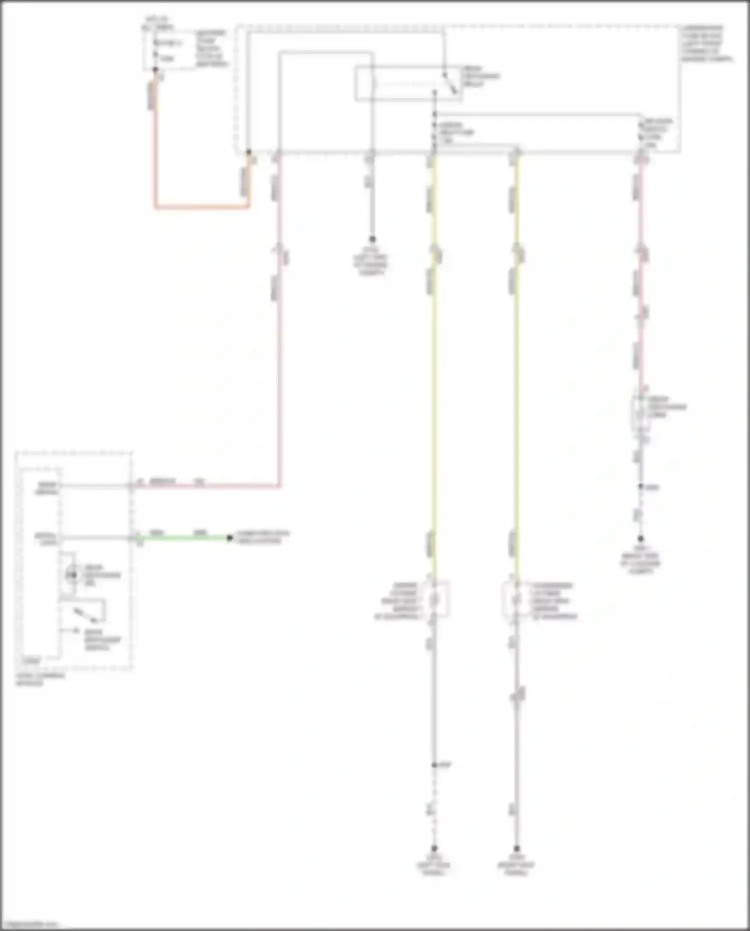 Wiring diagram rr wdw defog fuse for Chevrolet Trax I (2013-2017) (1 of 1)