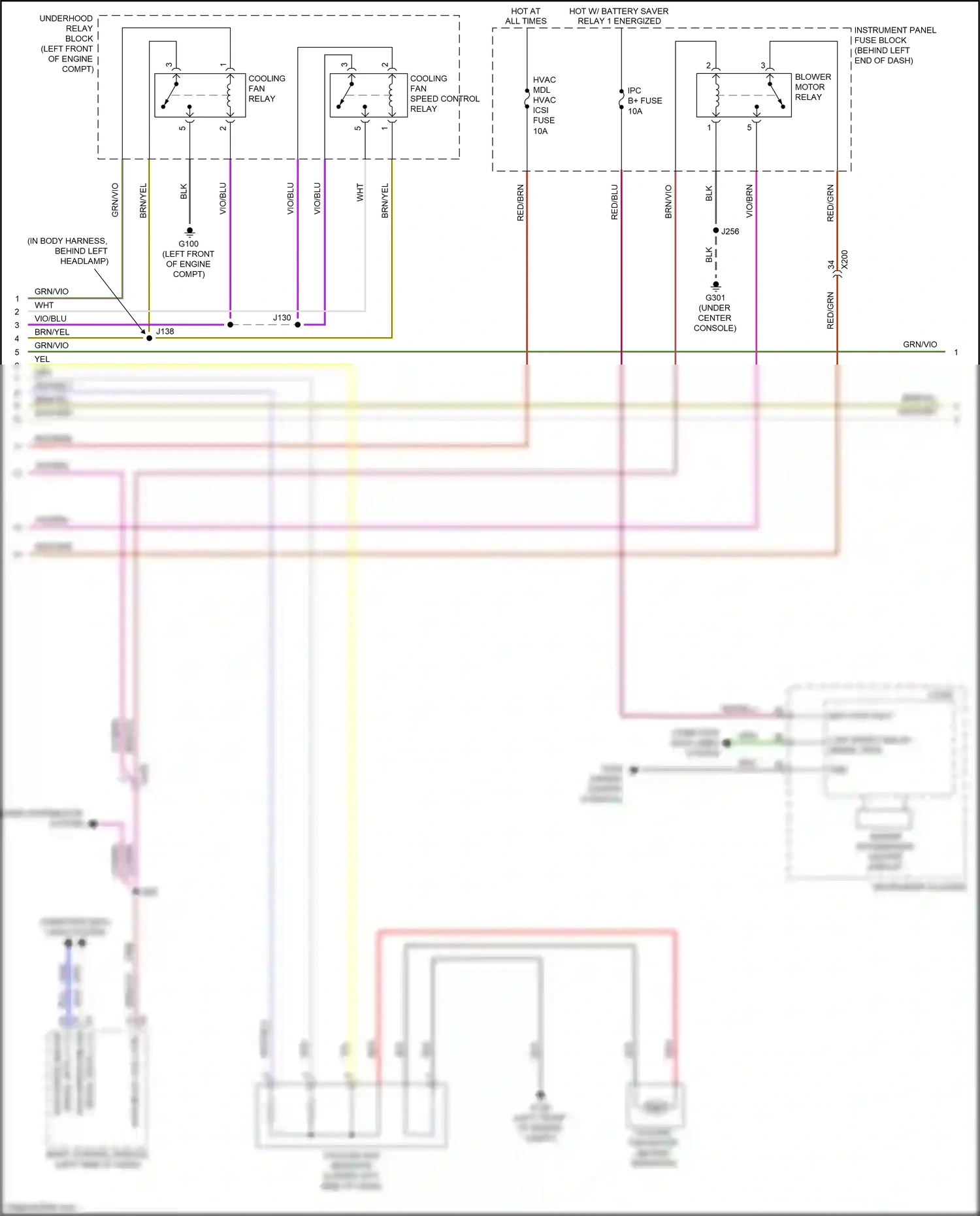 Chevrolet Trax I (2013-2017) vio/blu wiring diagram  (8 of 17)