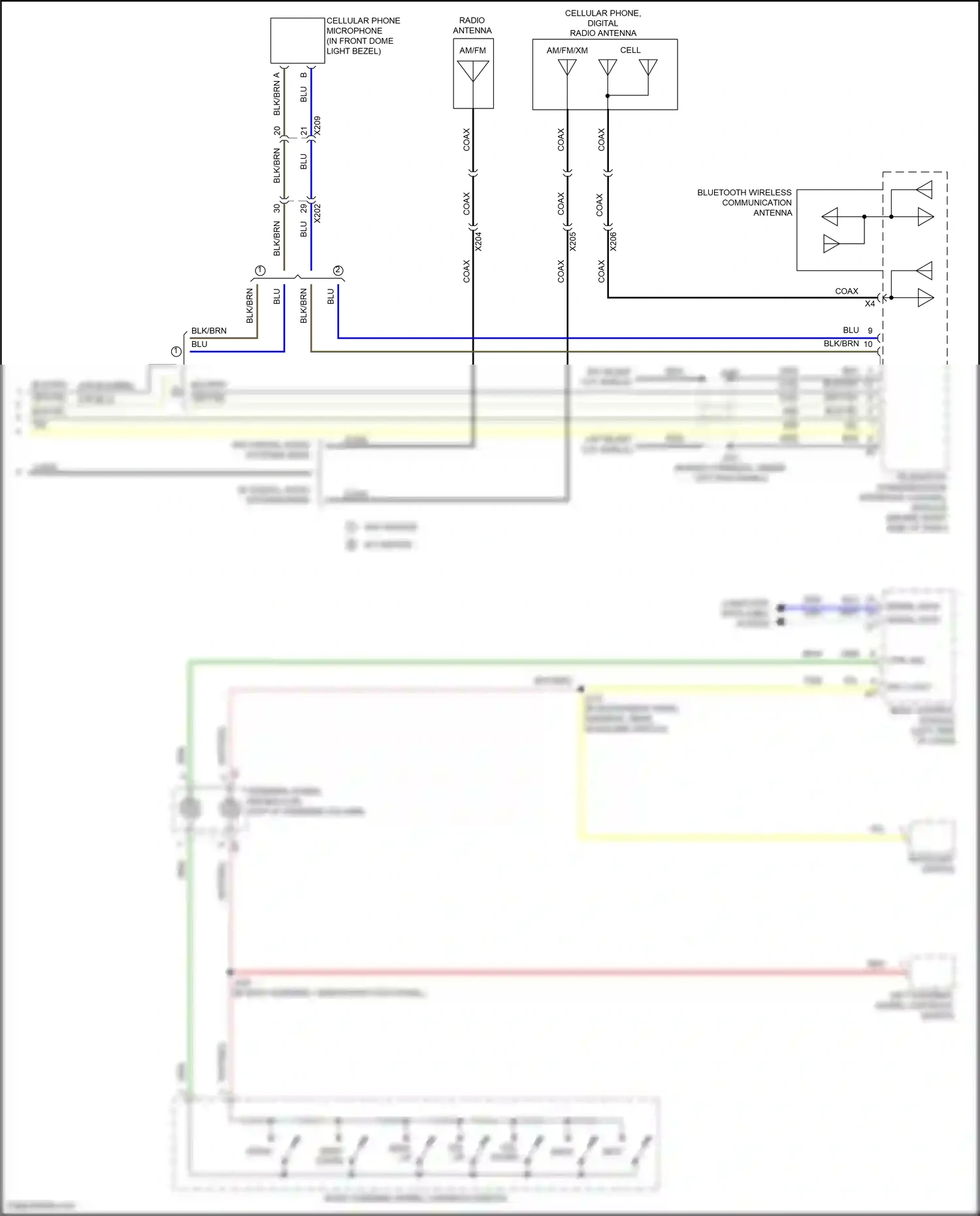 Chevrolet Trax I (2013-2017) vol down wiring diagram  (2 of 2)