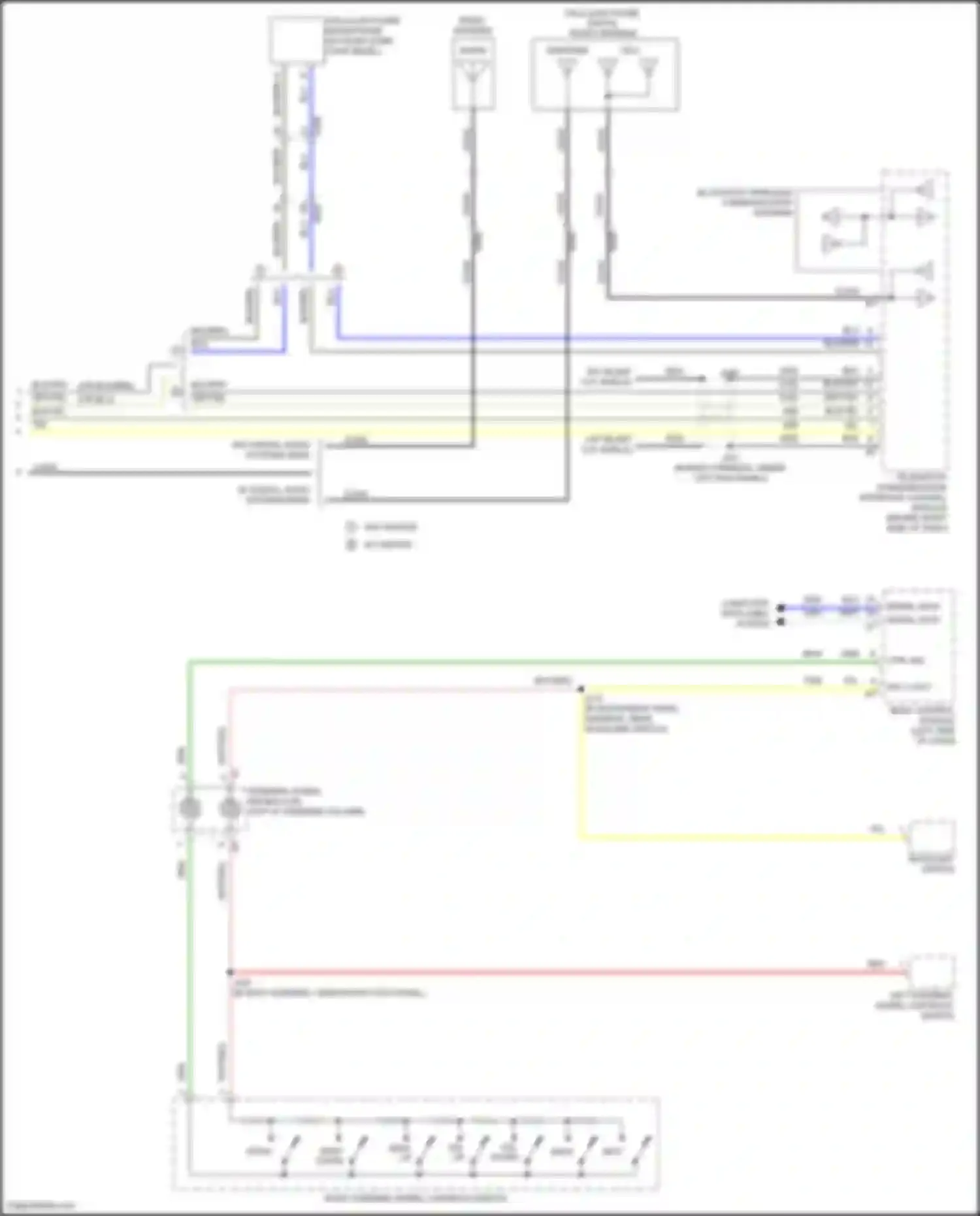 Wiring diagram vol up for Chevrolet Trax I (2013-2017) (2 of 2)