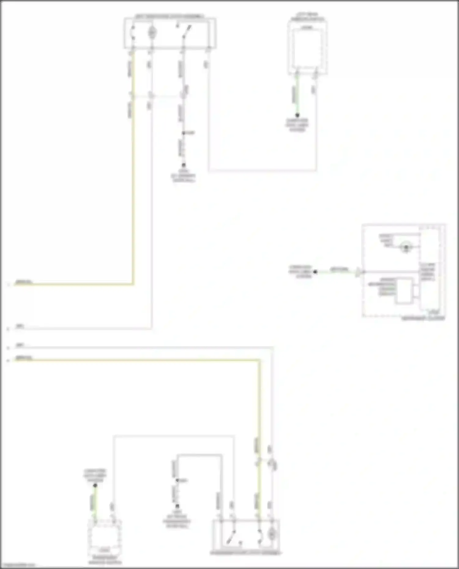 Trax Chevrolet II (2023-2024): Forced entry circuit, w/o passive keyless entry (3 of 3)