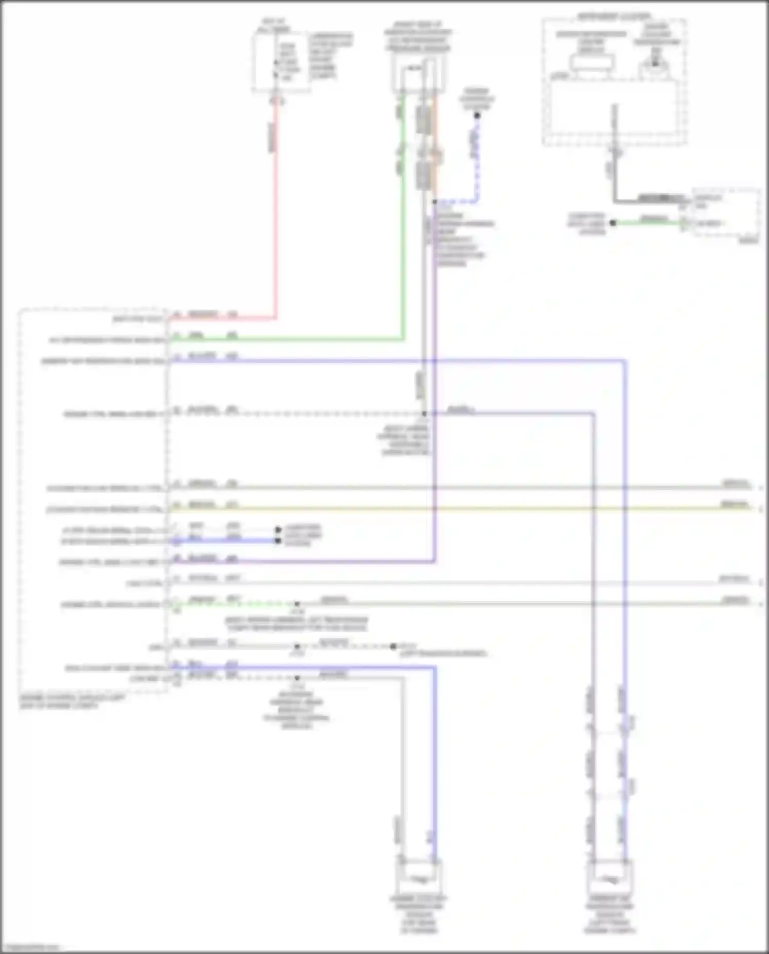Trax Chevrolet II (2023-2024): Cooling fan circuit (1 of 2)