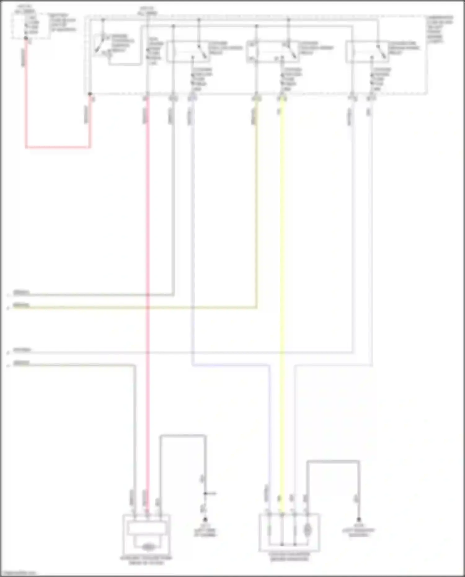 Trax Chevrolet II (2023-2024): Cooling fan circuit (2 of 2)