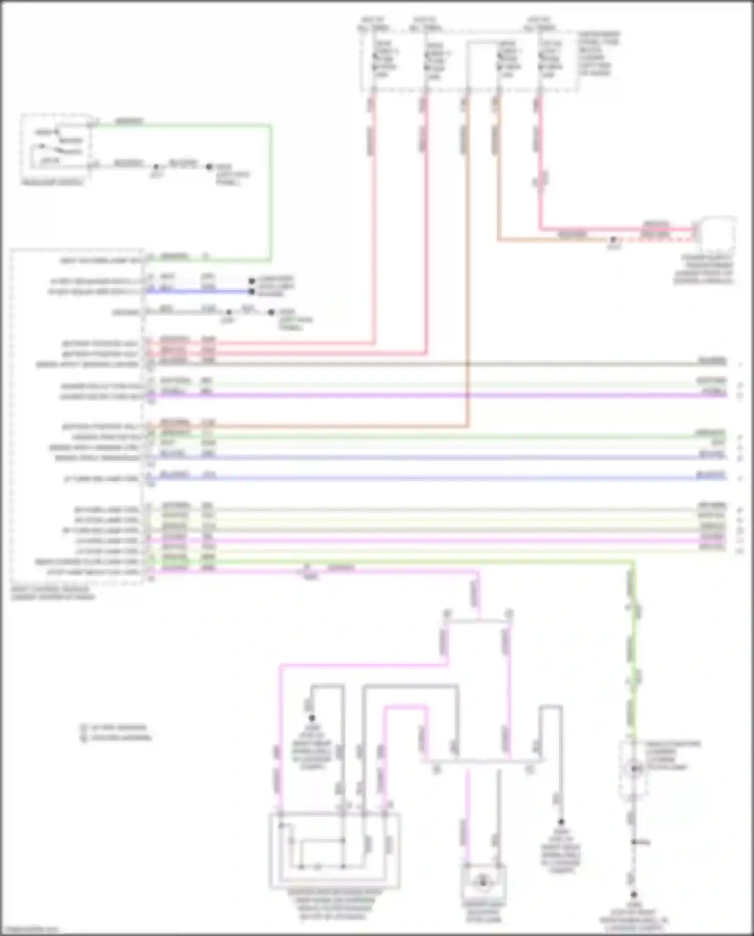 Trax Chevrolet II (2023-2024): Exterior lamps circuit (1 of 3)