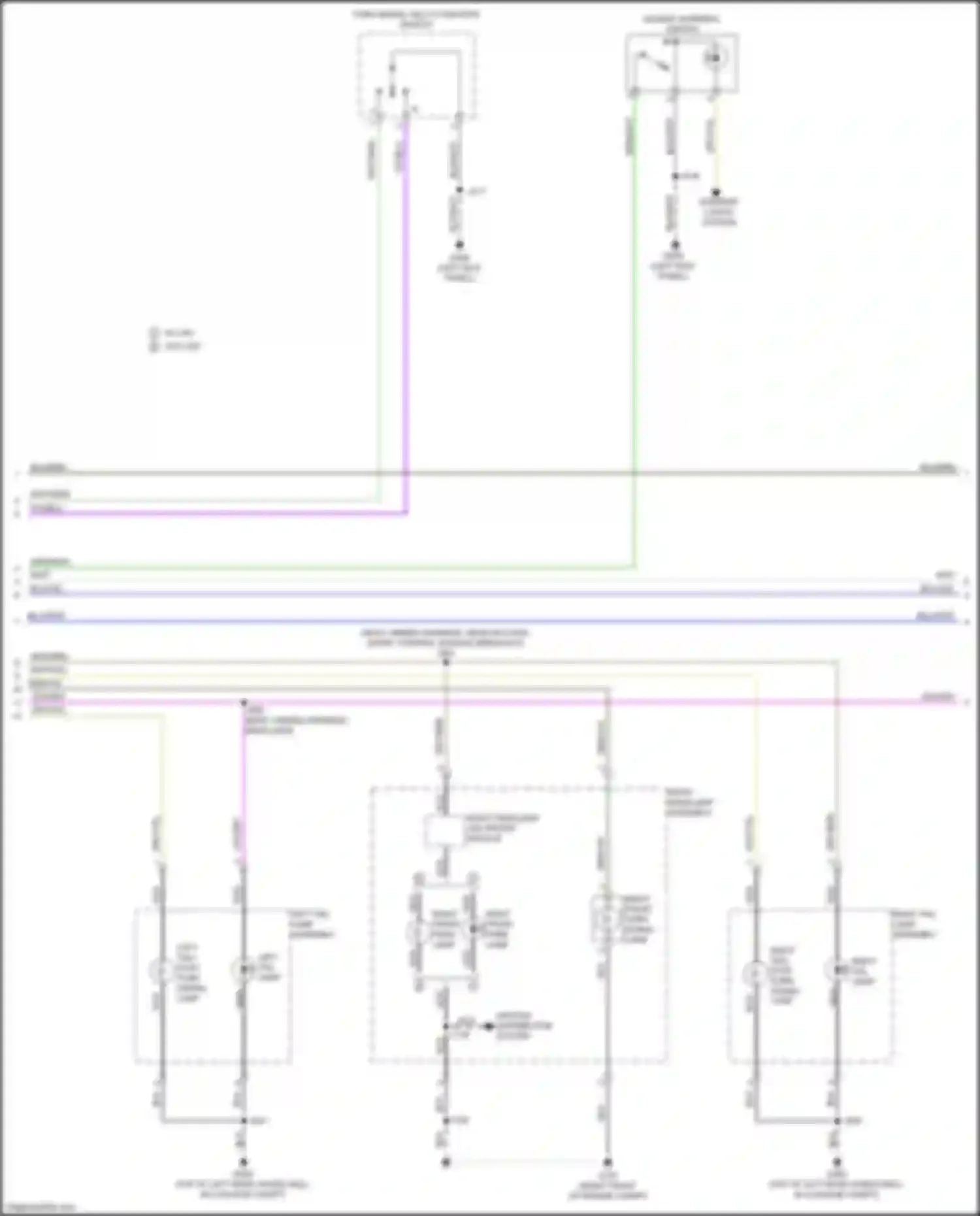 Trax Chevrolet II (2023-2024): Exterior lamps circuit (2 of 3)