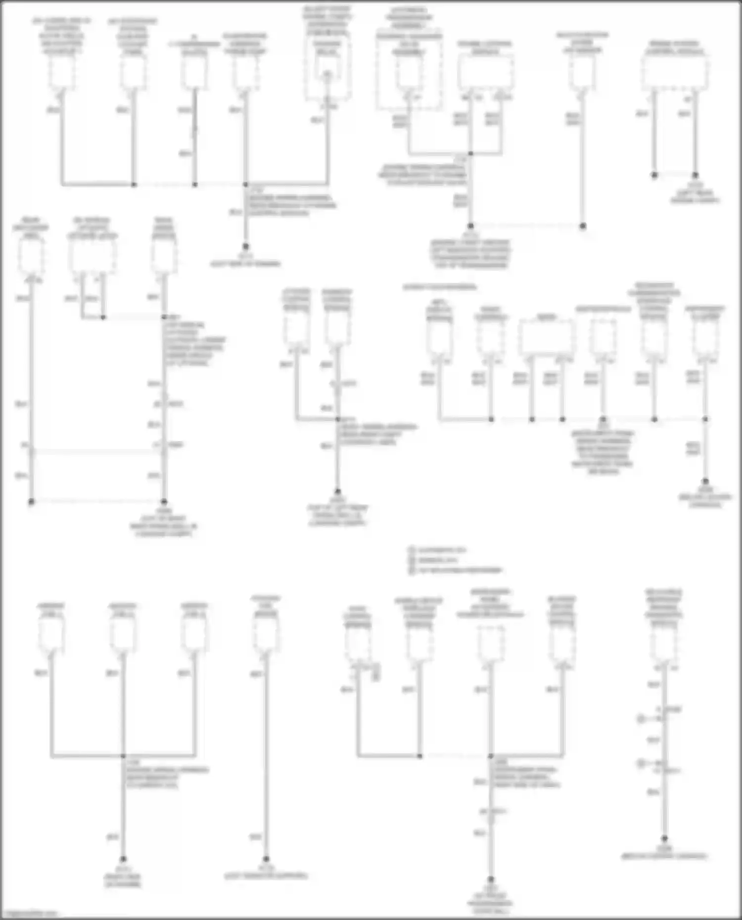 Trax Chevrolet II (2023-2024): Ground distribution circuit (2 of 5)