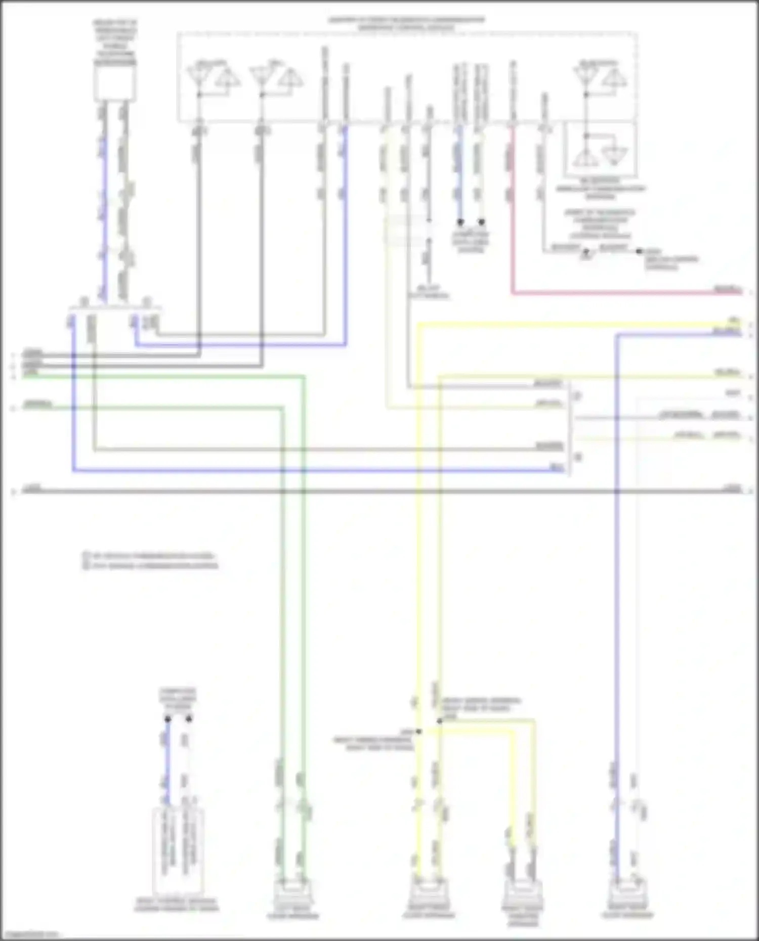 Trax Chevrolet II (2023-2024): Navigation circuit, w/ 11 inch touchscreen (3 of 4)