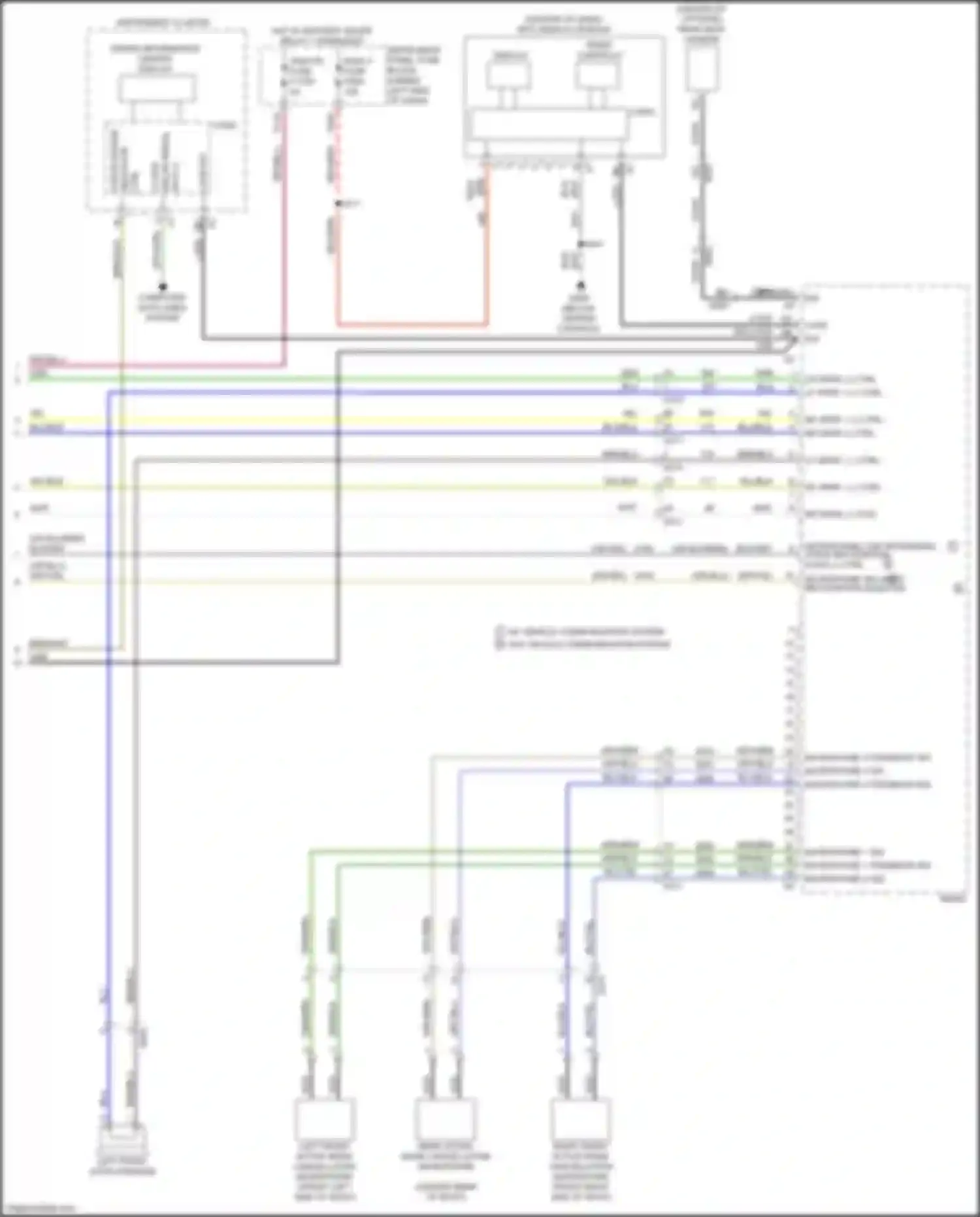 Trax Chevrolet II (2023-2024): Navigation circuit, w/ 8 inch touchscreen (4 of 4)