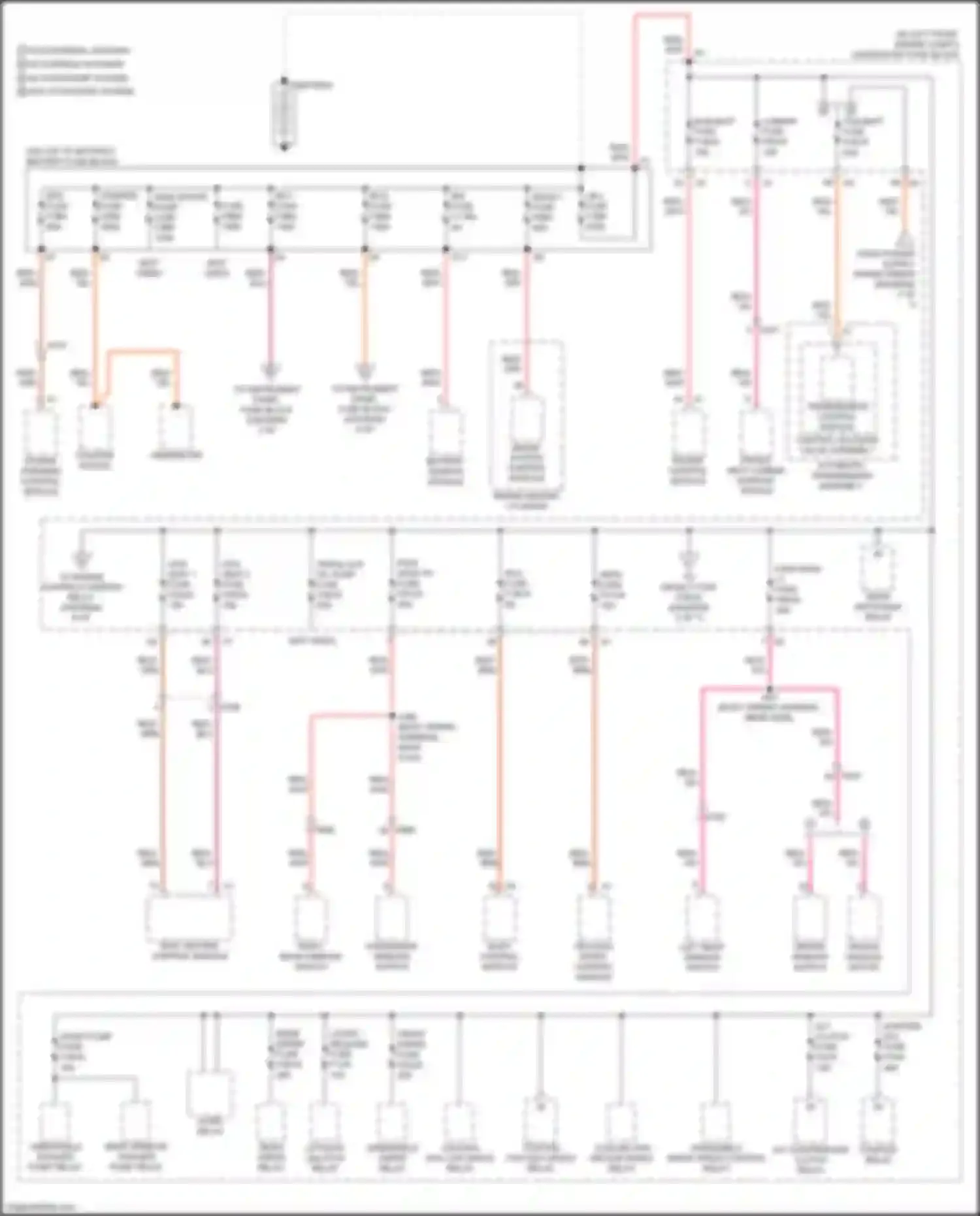 Trax Chevrolet II (2023-2024): Power distribution circuit (1 of 7)