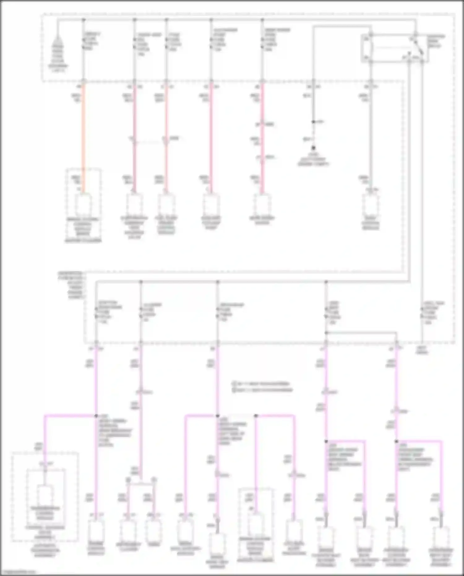 Trax Chevrolet II (2023-2024): Power distribution circuit (2 of 7)