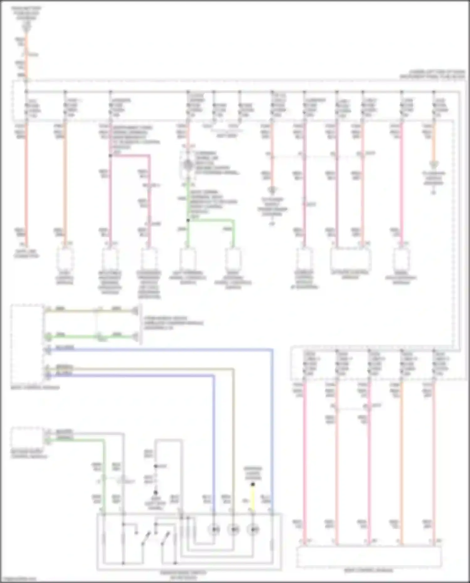 Trax Chevrolet II (2023-2024): Power distribution circuit (4 of 7)