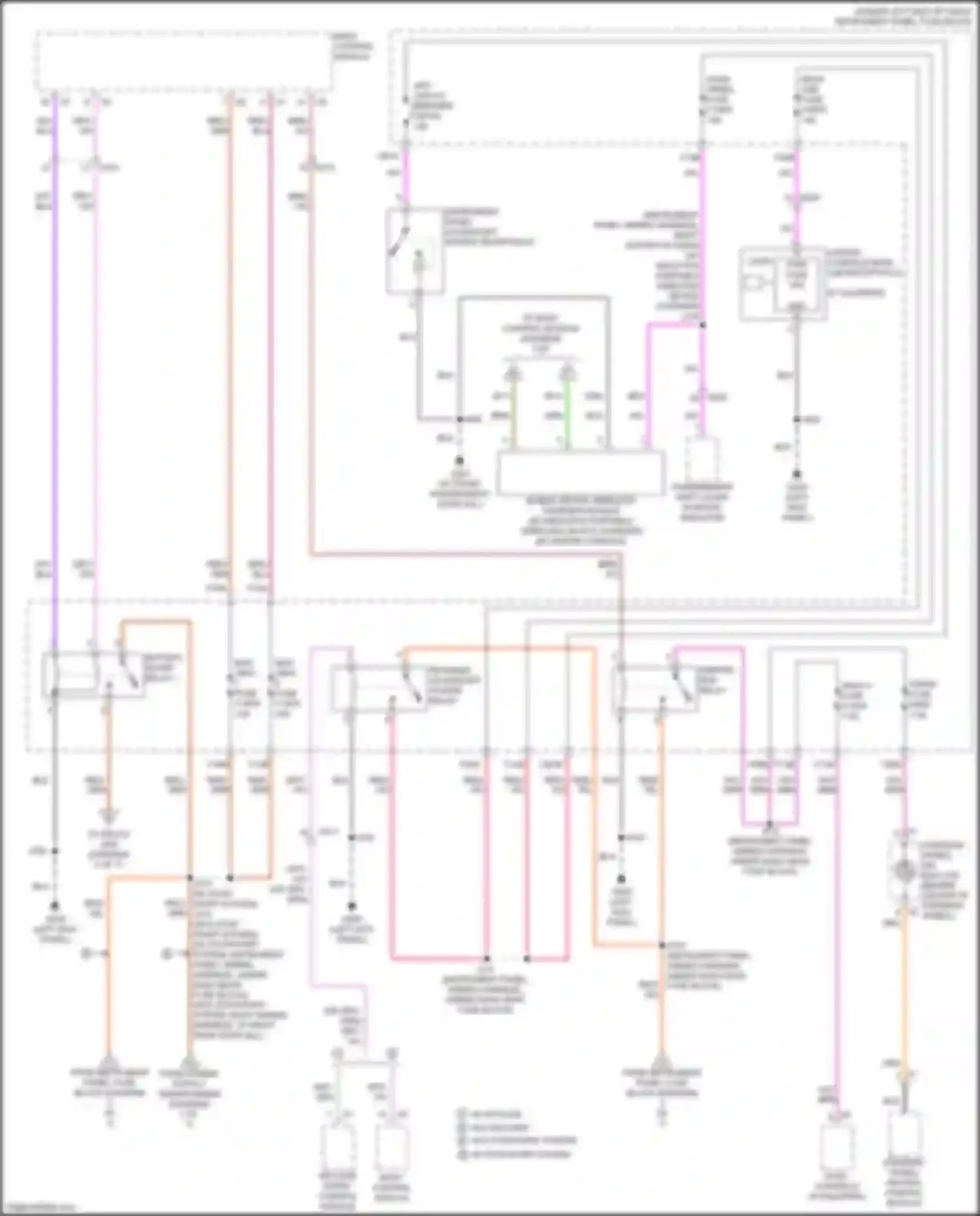 Trax Chevrolet II (2023-2024): Power distribution circuit (5 of 7)