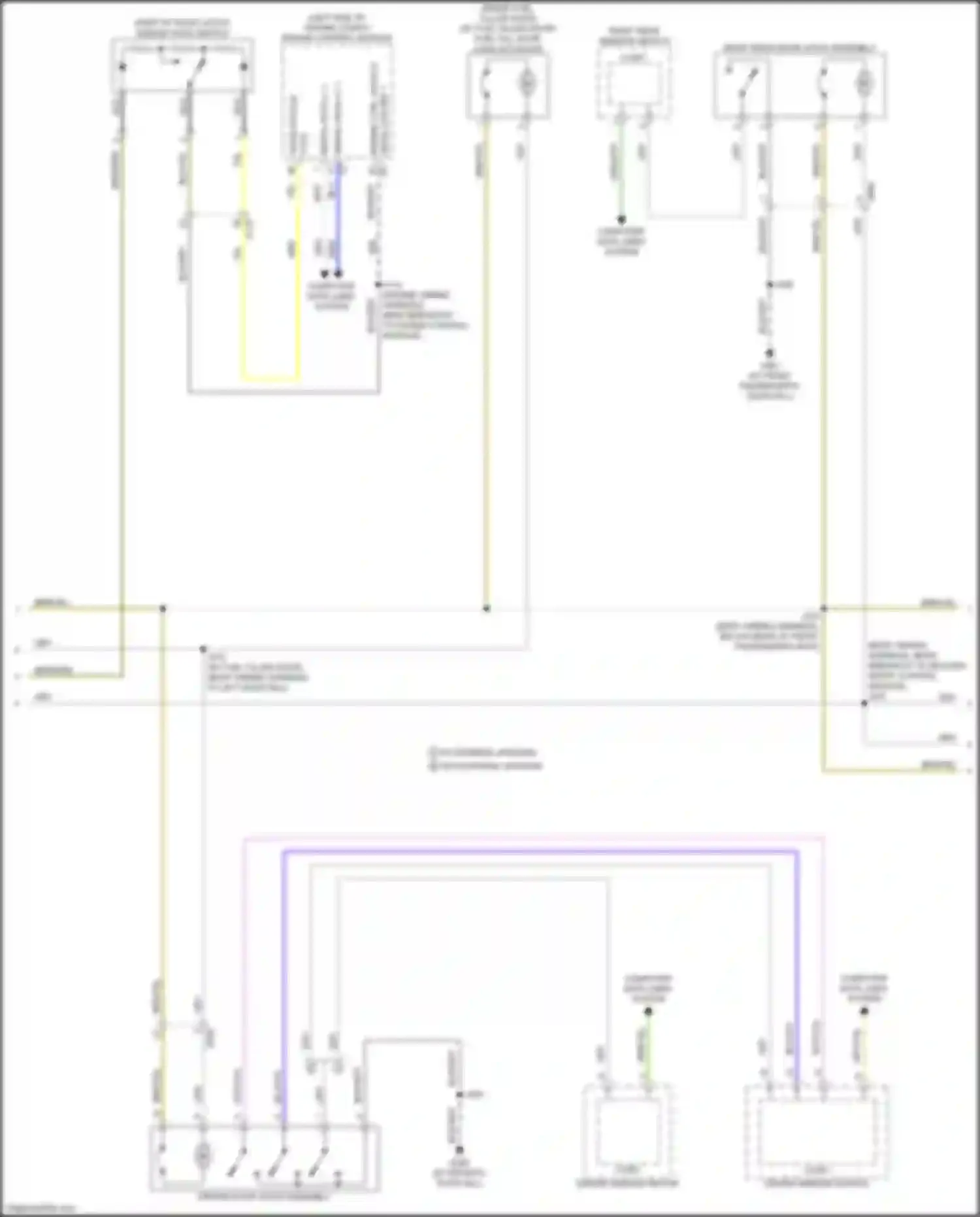 Trax Chevrolet II (2023-2024): Power door locks circuit, w/o passive keyless entry (2 of 3)